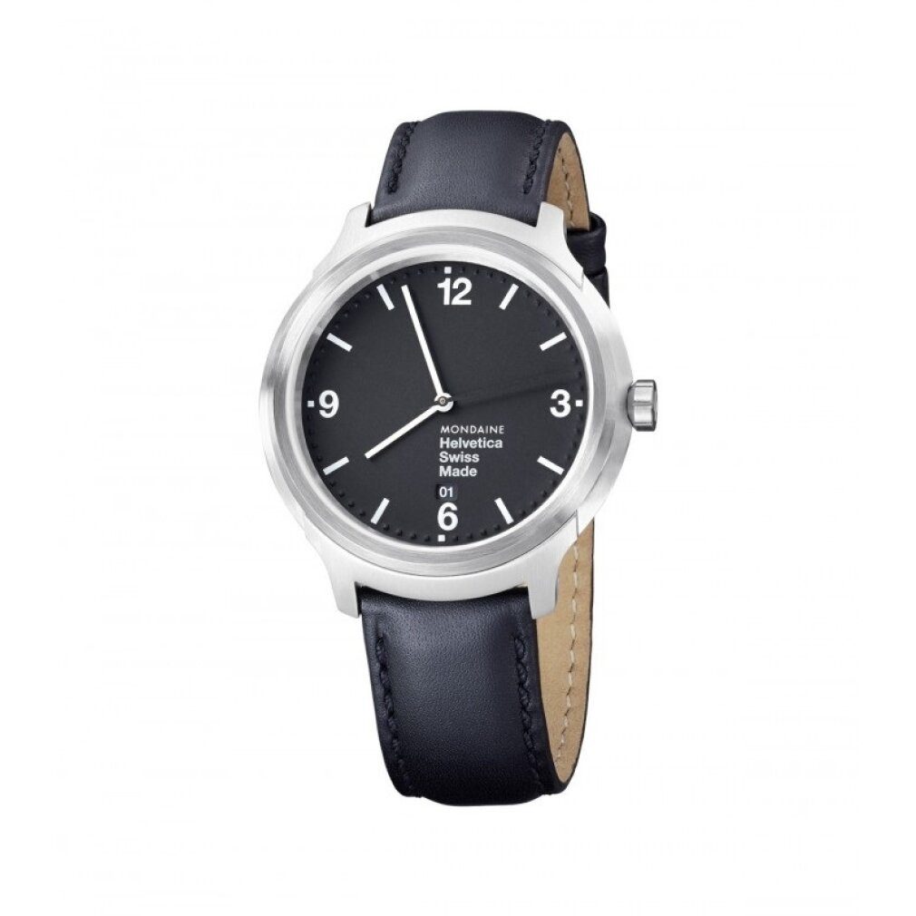 MONDAINE Luxusuhr Mod. HELVETICA No. 1 BOLD