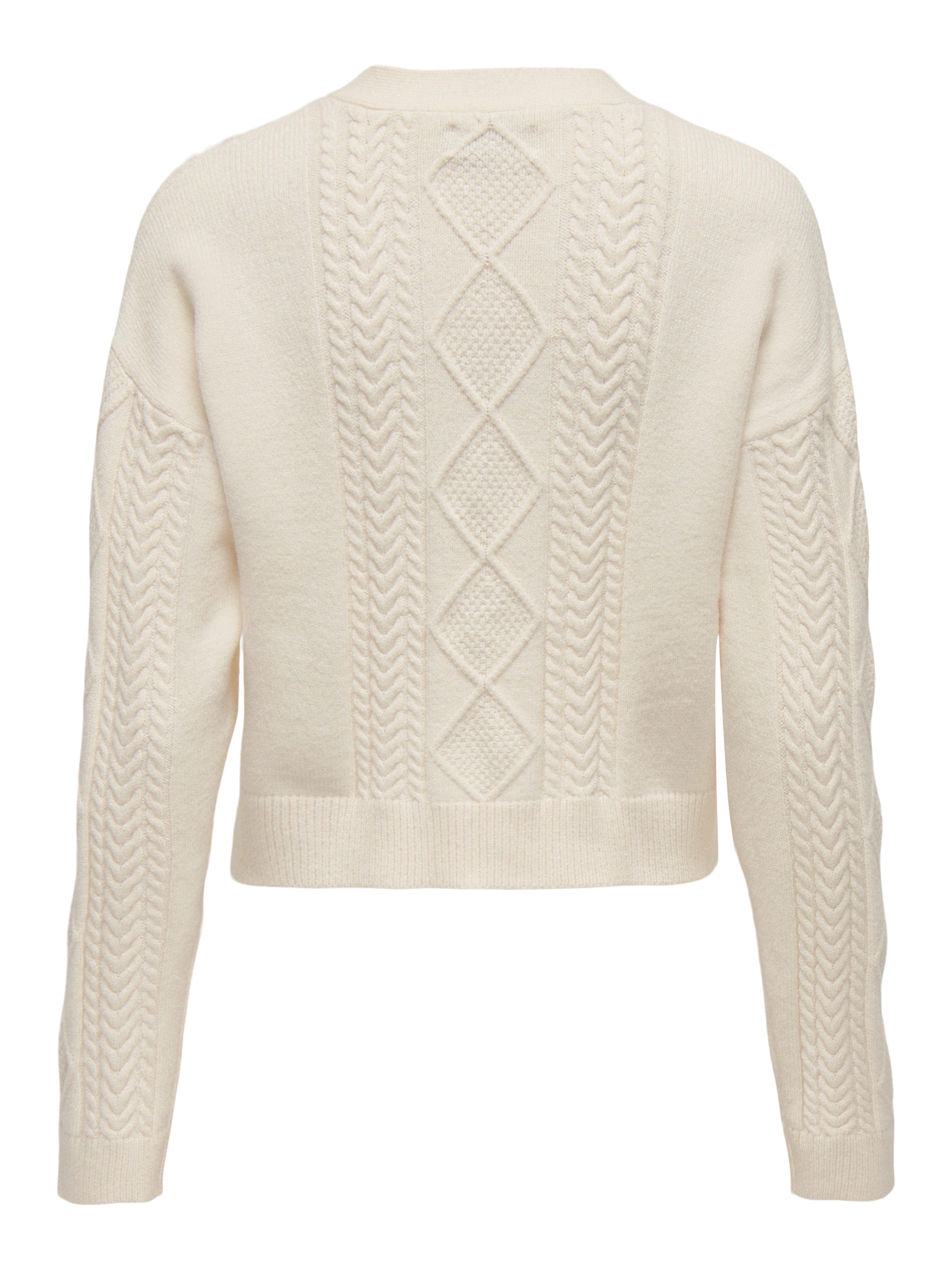 ONLY Strickjacke ONLFIA LS STRING CARDIGAN KNT NCA Viskosemischung, regular fit