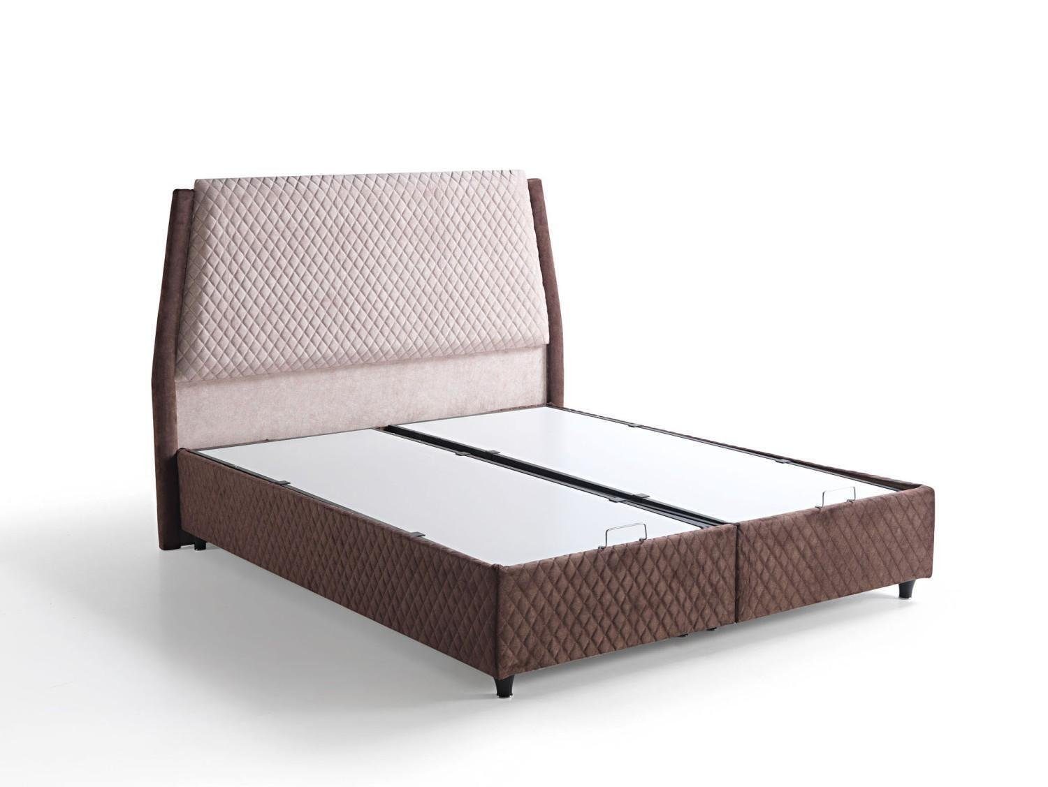 JVmoebel Bett Luxus Europe Betten In Boxspring Bett Betten Polster Möbel Design (Bett), Made Schlafzimmer