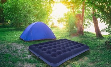 Avenli Luftbett Campingbett aufblasbar 191x137x22 cm, (Luftmatratze für 2 Personen), Gästebett mit beflockter Oberfläche