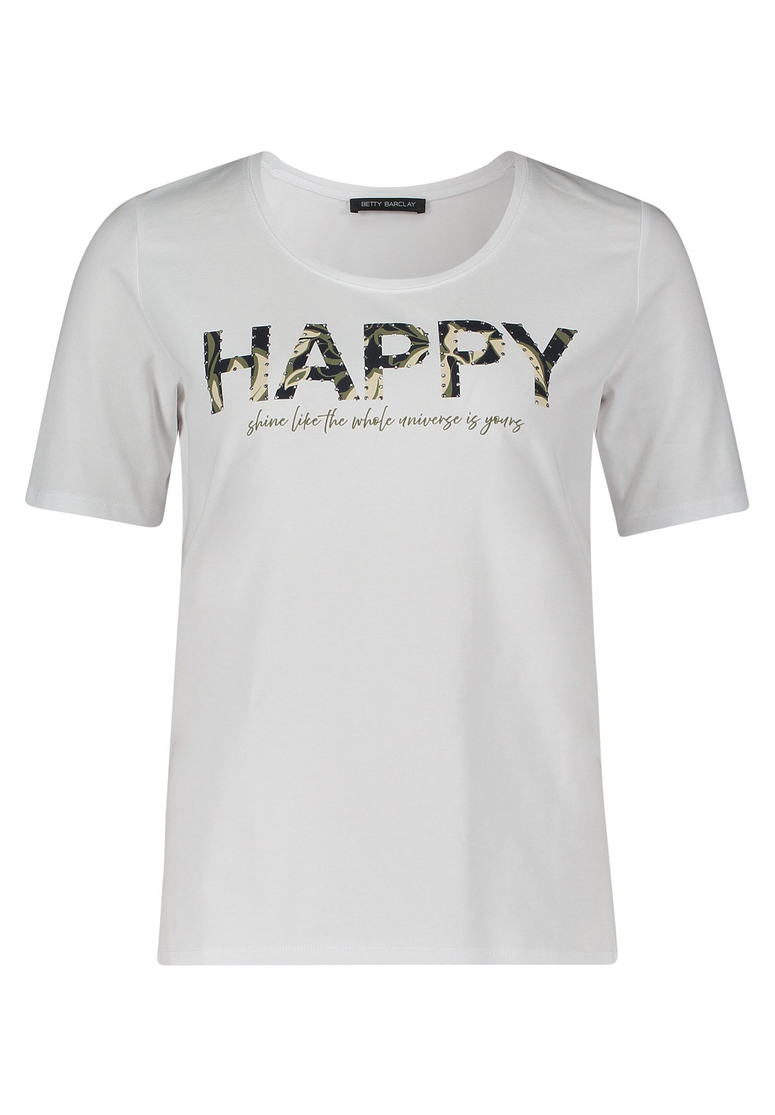 Kurzarmshirt Damen mit Placement