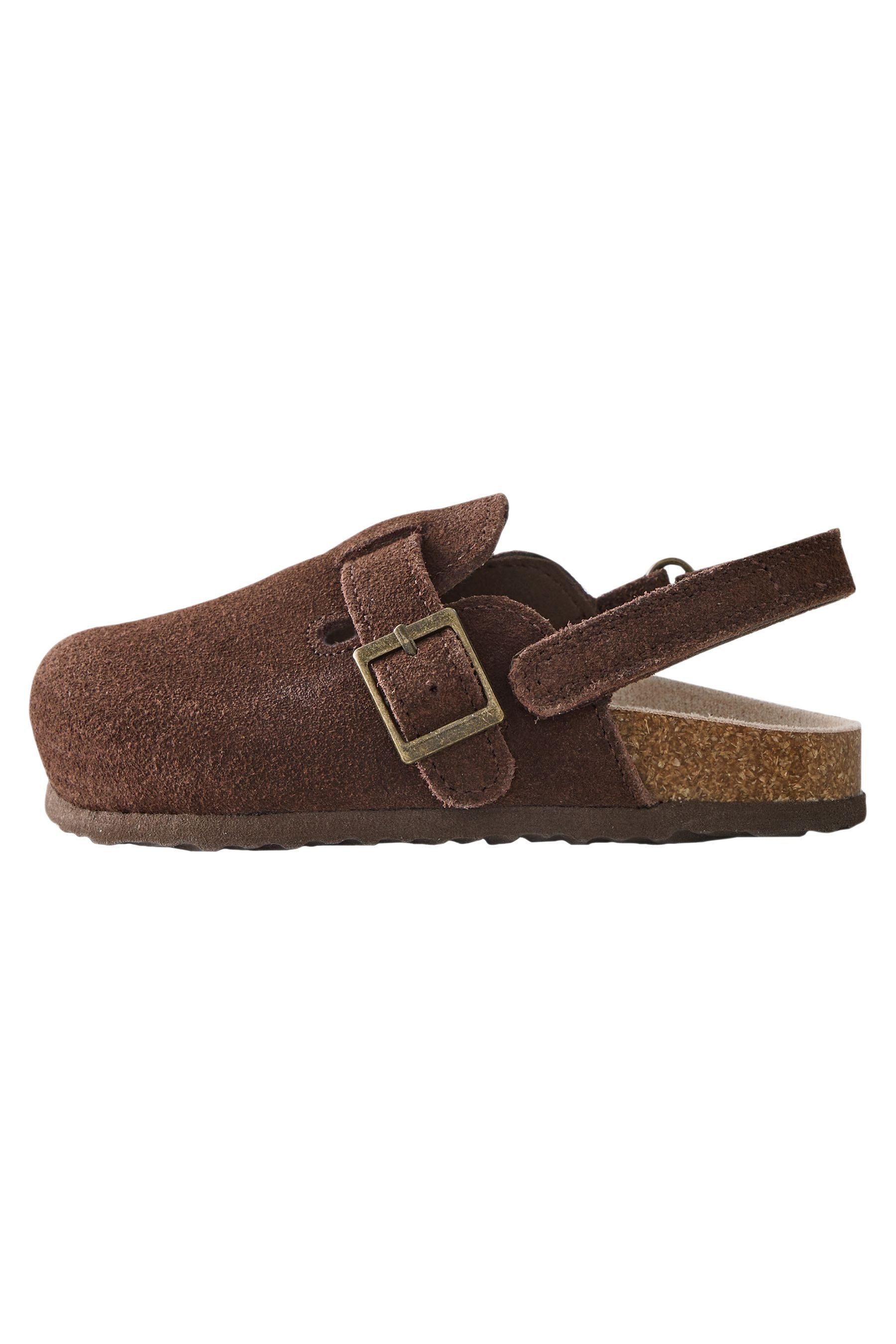 Leder-Clogs mit gepolstertem Fußbett Clog