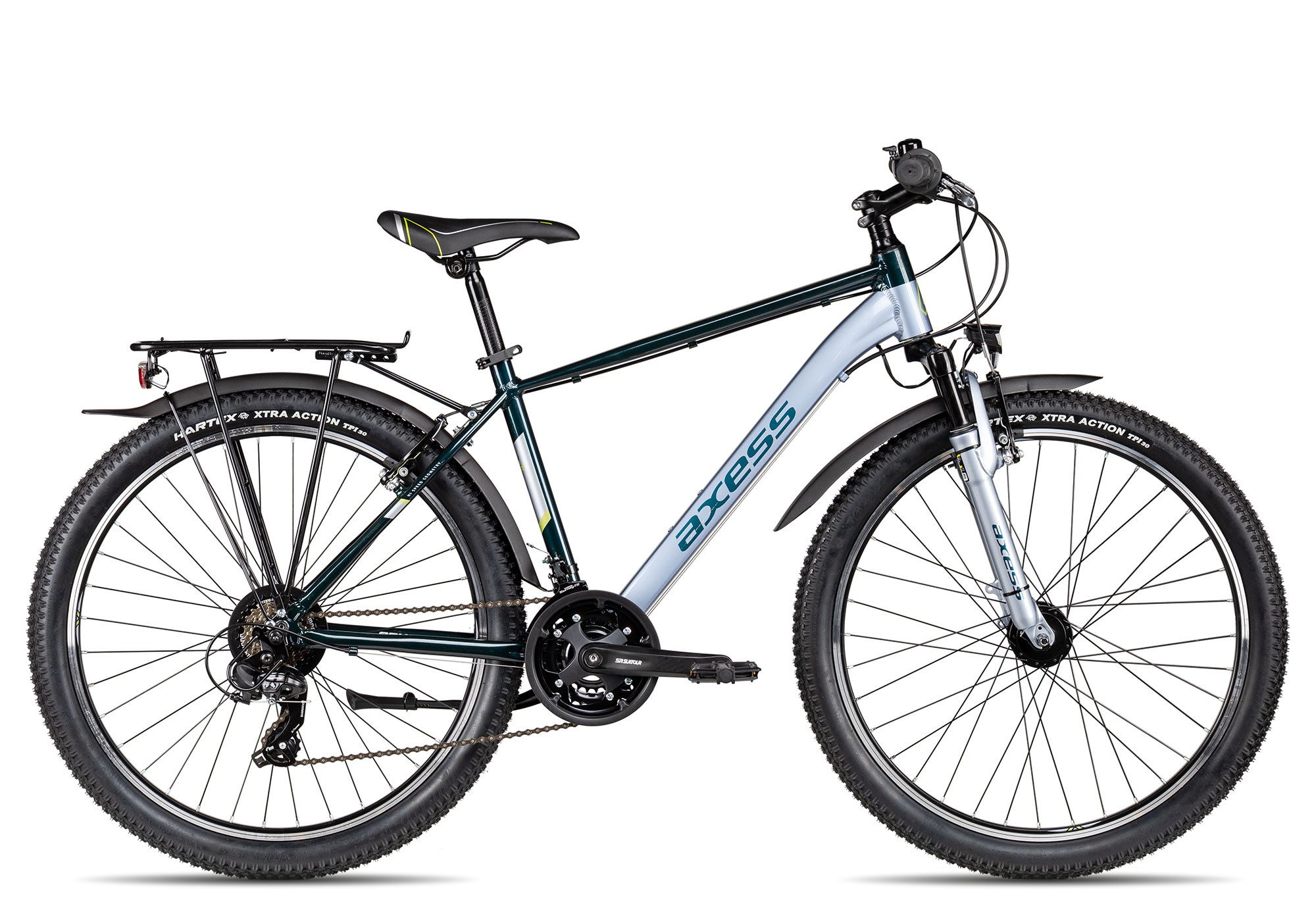 Axess Kinderfahrrad Axess Adventure 26, 21 Gang, Kettenschaltung, Shimano Tourney Schaltung schwarz/grau