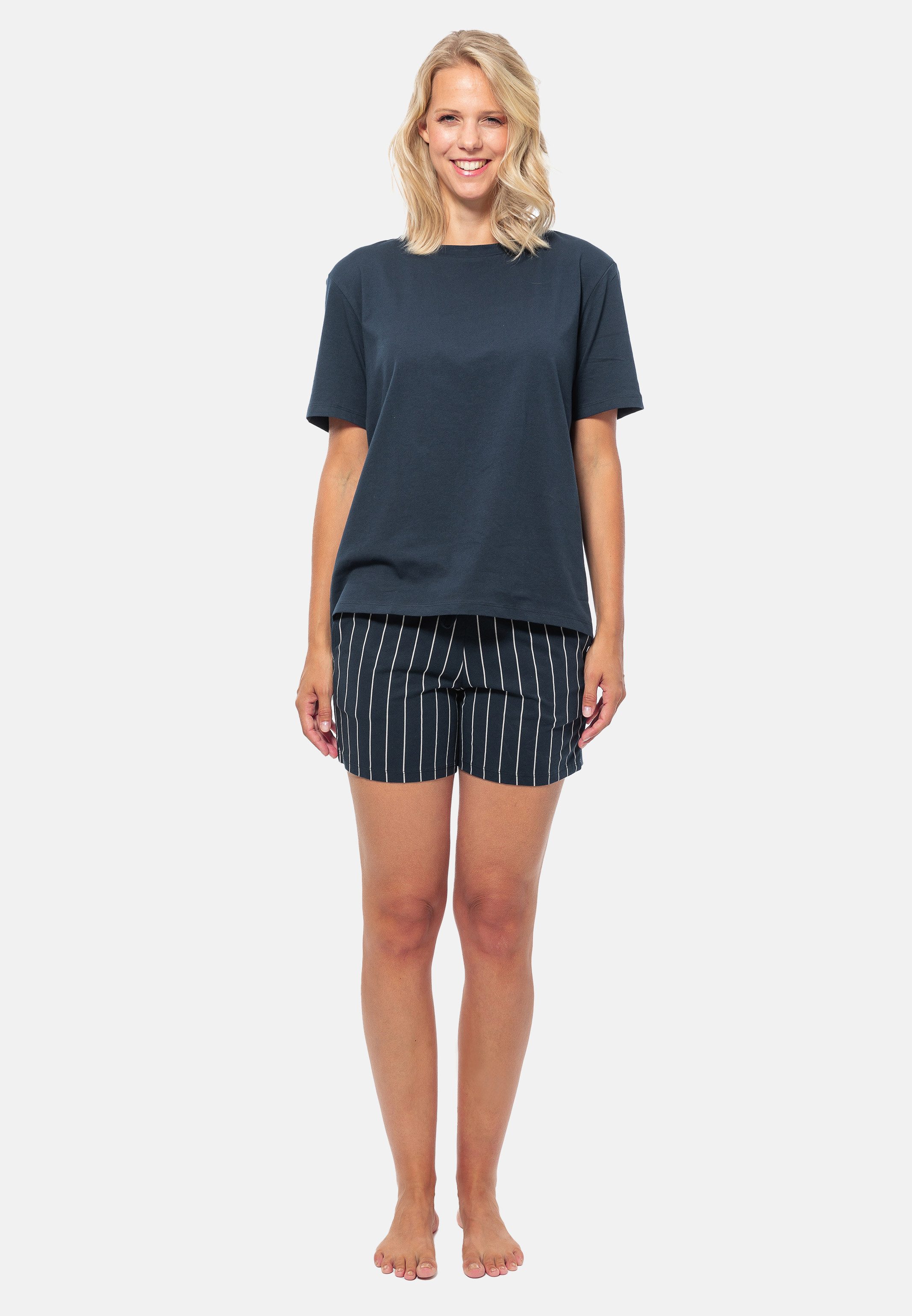 Schiesser Pyjama Organic Cotton (Set, 2 günstig online kaufen