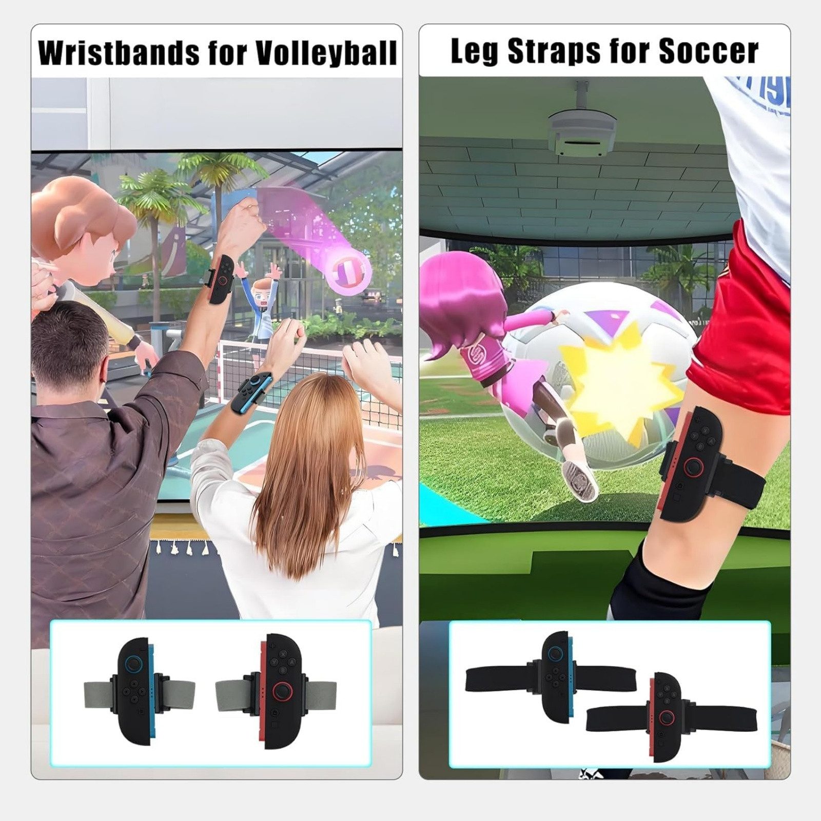 Bundviel Spiel Sport-Zubehör-Bundle-Familienspiele-16-in-1 Kit