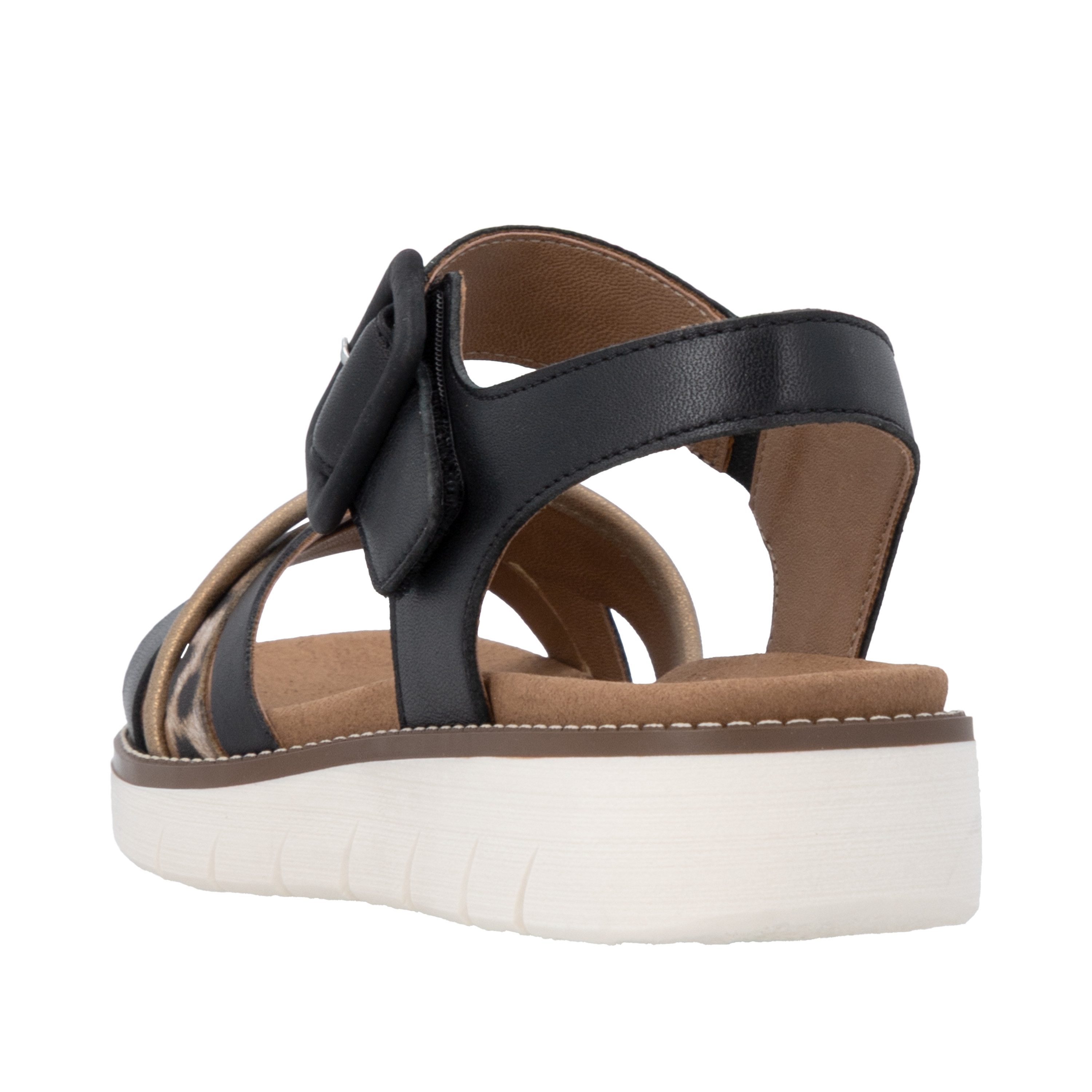 Remonte Sandale Sommerschuh, Sandalette mit Softfußbett und Klettverschluss