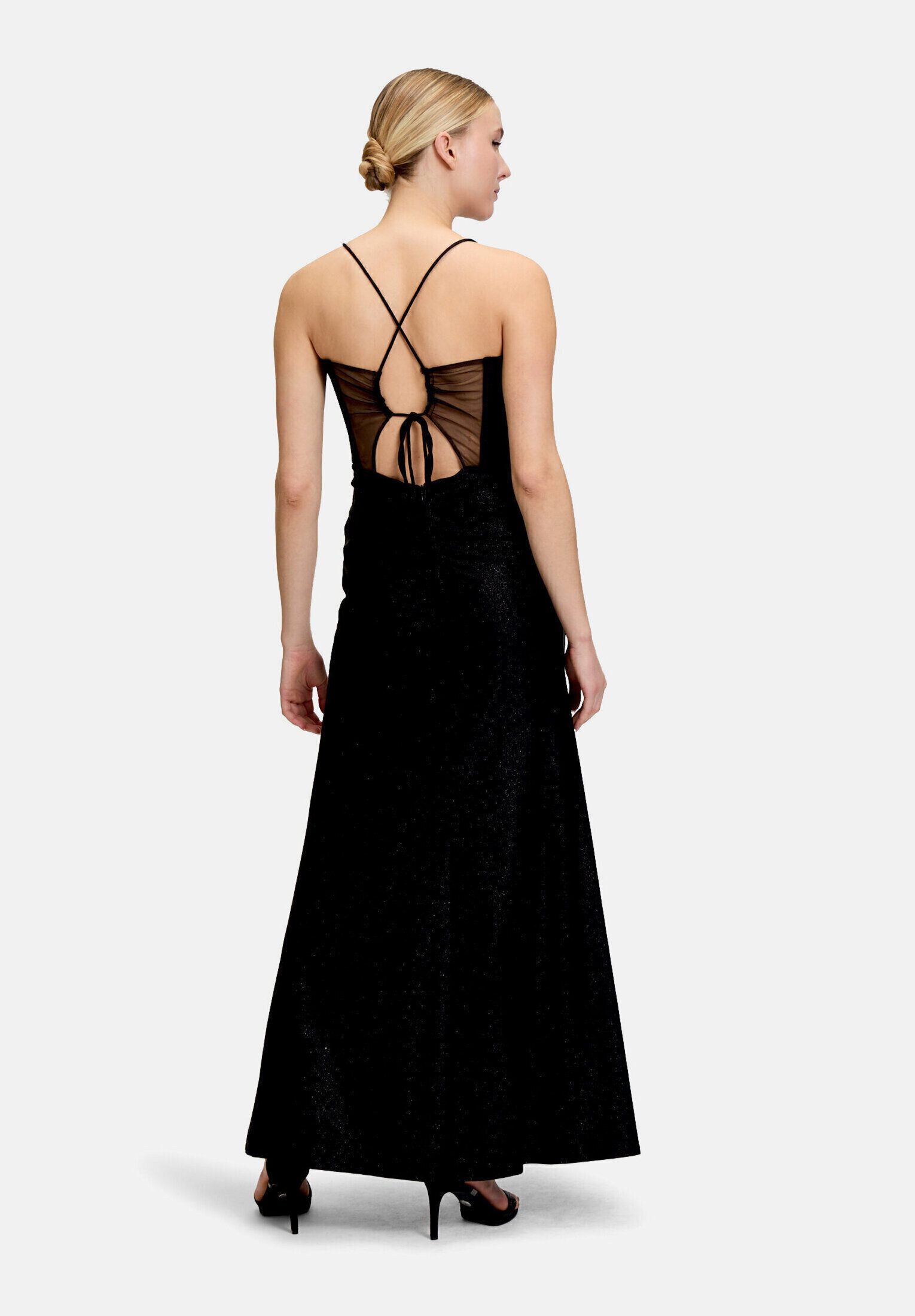 Vera Mont Abendkleid Damen im Glitzer-Look Wickel-Design