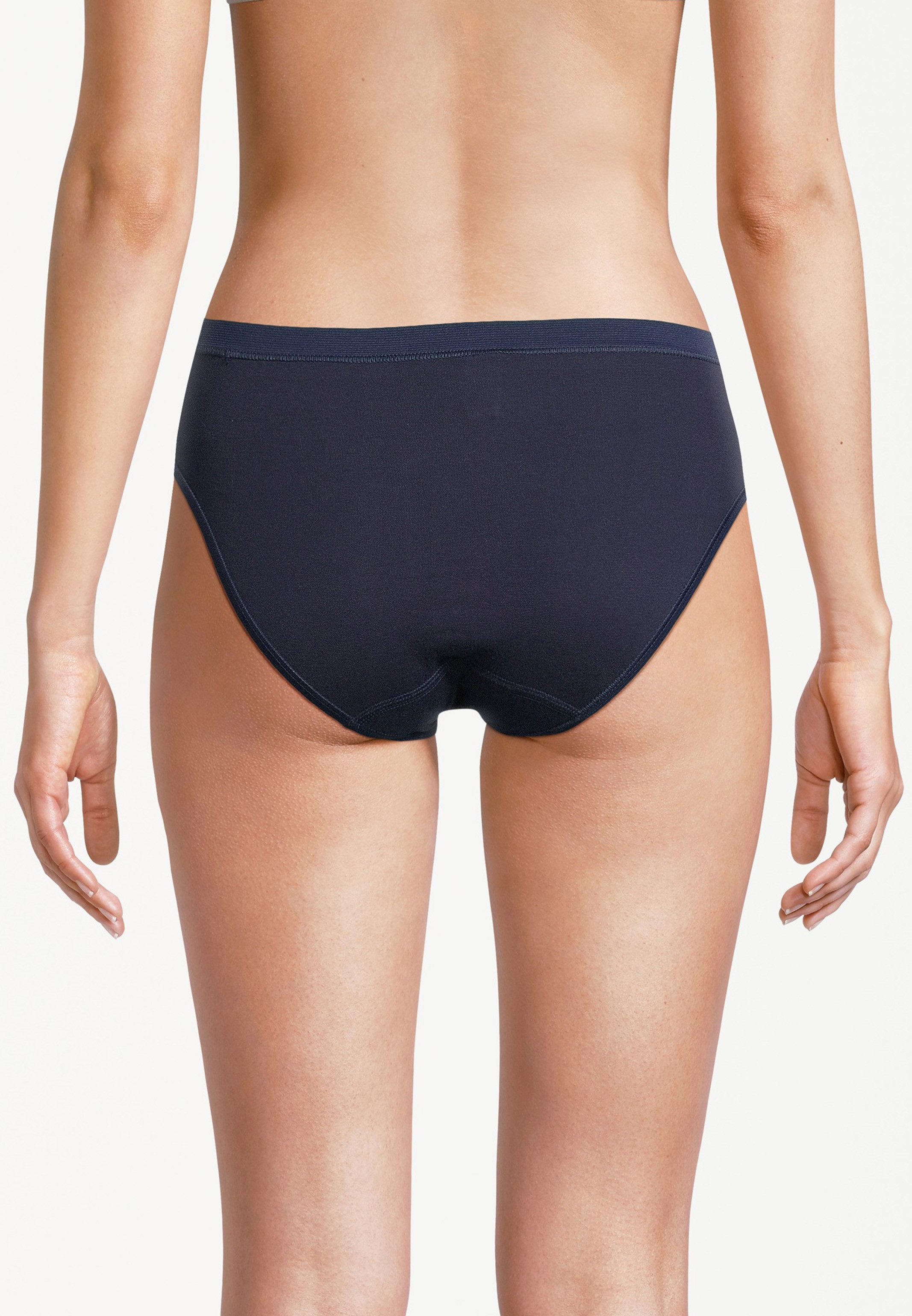 conta Midislip 6er Pack Feinripp (Spar-Set, 6-St) Midi Slip - Baumwolle - Atmungsaktiv - Weiche Feinripp-Qualität