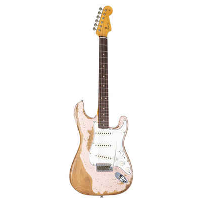 Fender E-Gitarre, '63 Stratocaster Super Heavy RW Shell Pink #133070 - Electric Guitar, '63 Stratocaster Super Heavy Relic RW Shell Pink #133070 - E-Gitarre