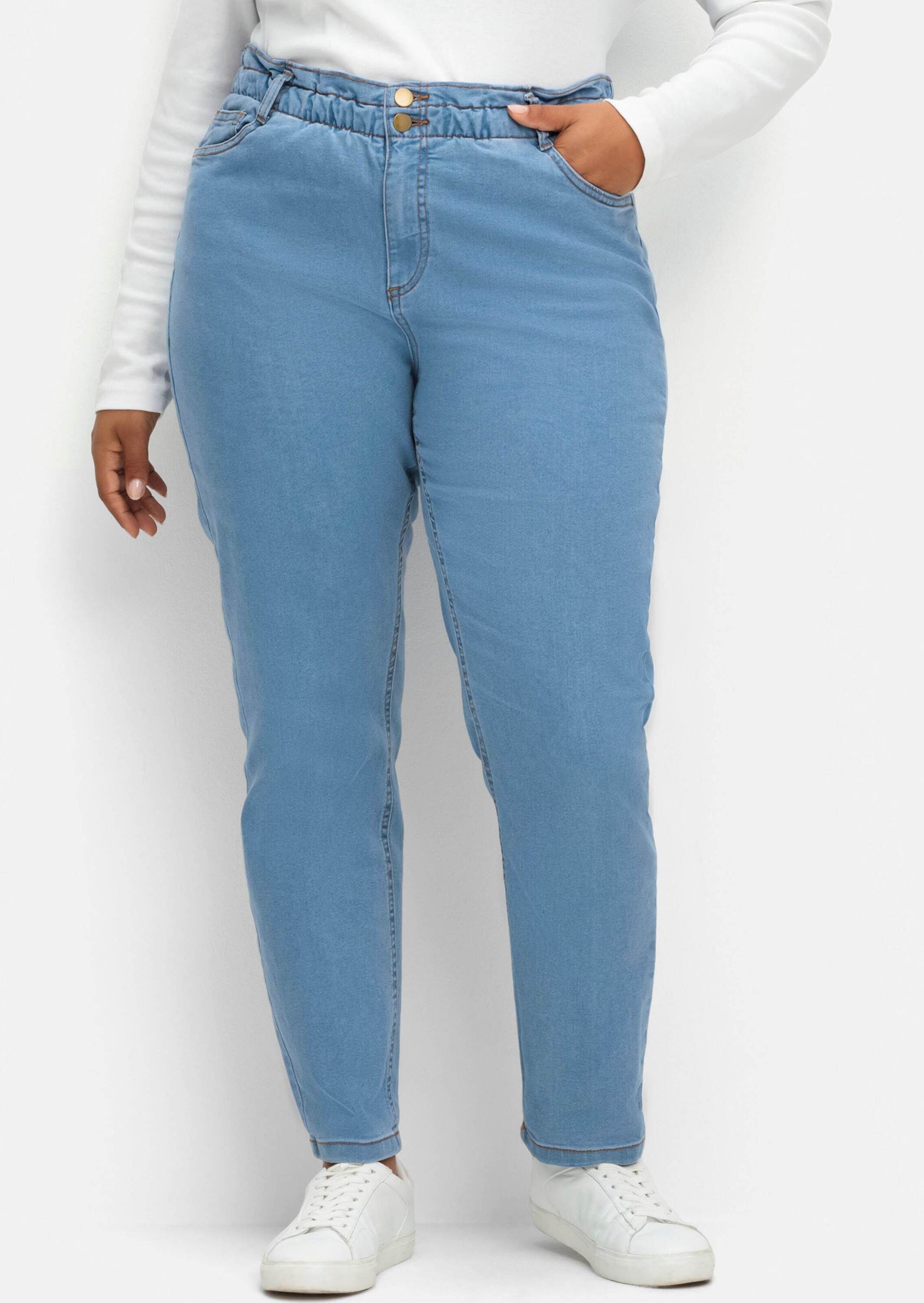 Sieh an! Bequeme Jeans Jeans leicht vertieft