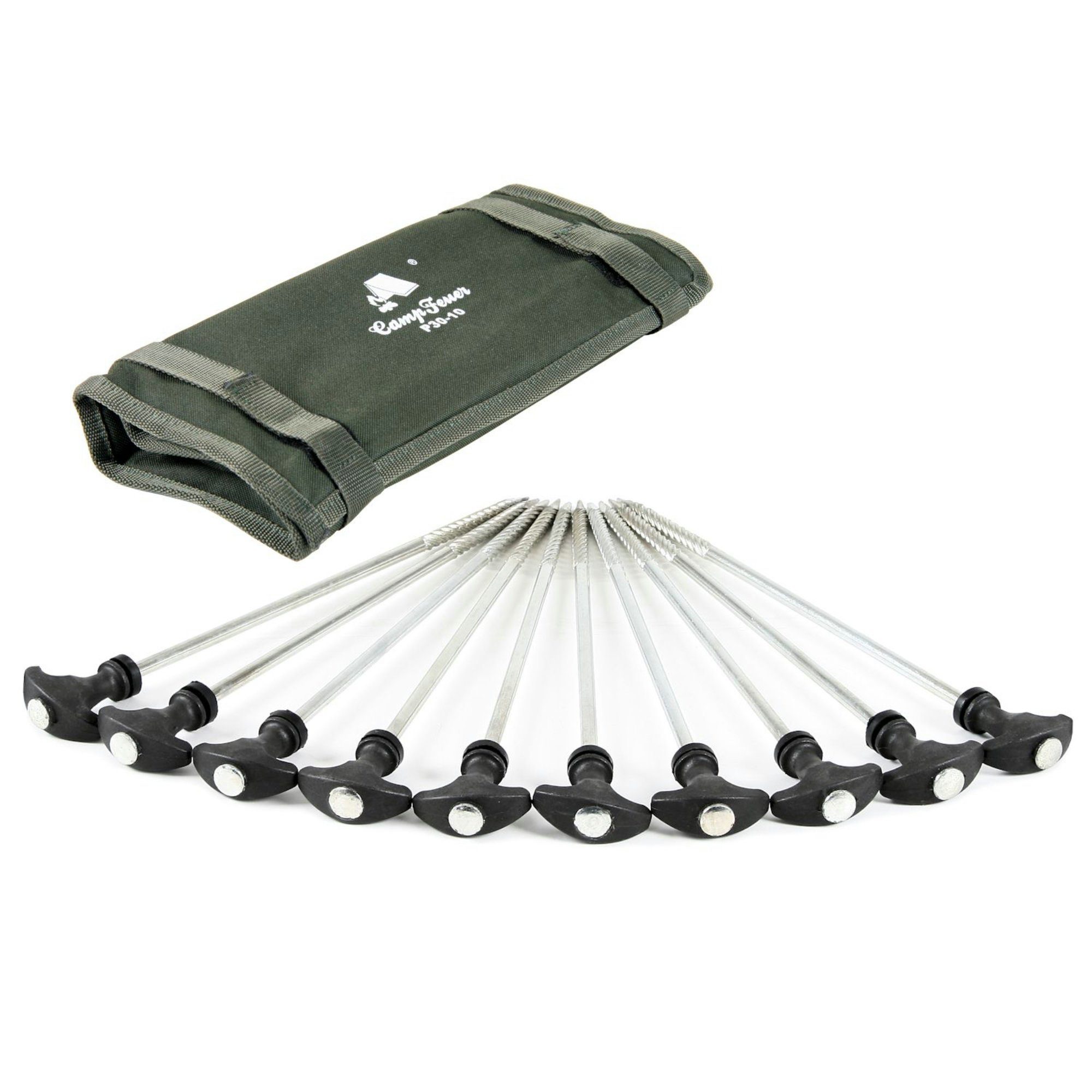 Zelthering T-Pegs, Heringe, Erdnägel für Campingzelt, Bivvy und Anglerzelt