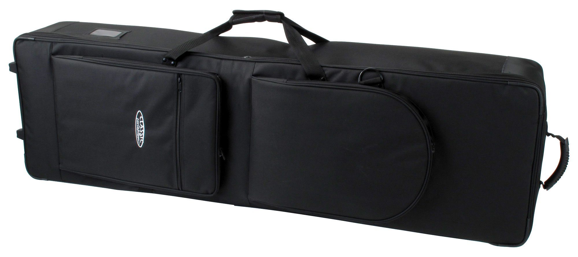 cm, 46 Rollen x mit Reiß- - Cantabile Keyboardtasche x Classic und 140 wasserfest 16 Piano-Transporttasche