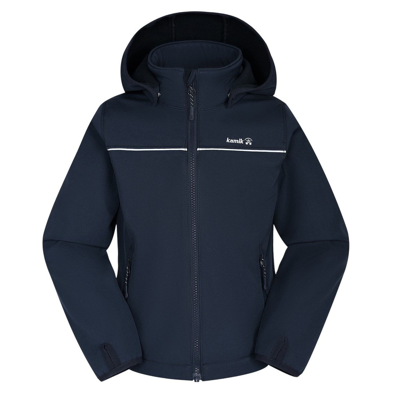 Kamik Softshelljacke Jarvis (winddicht, reflektierend) dunkelblau Kinder