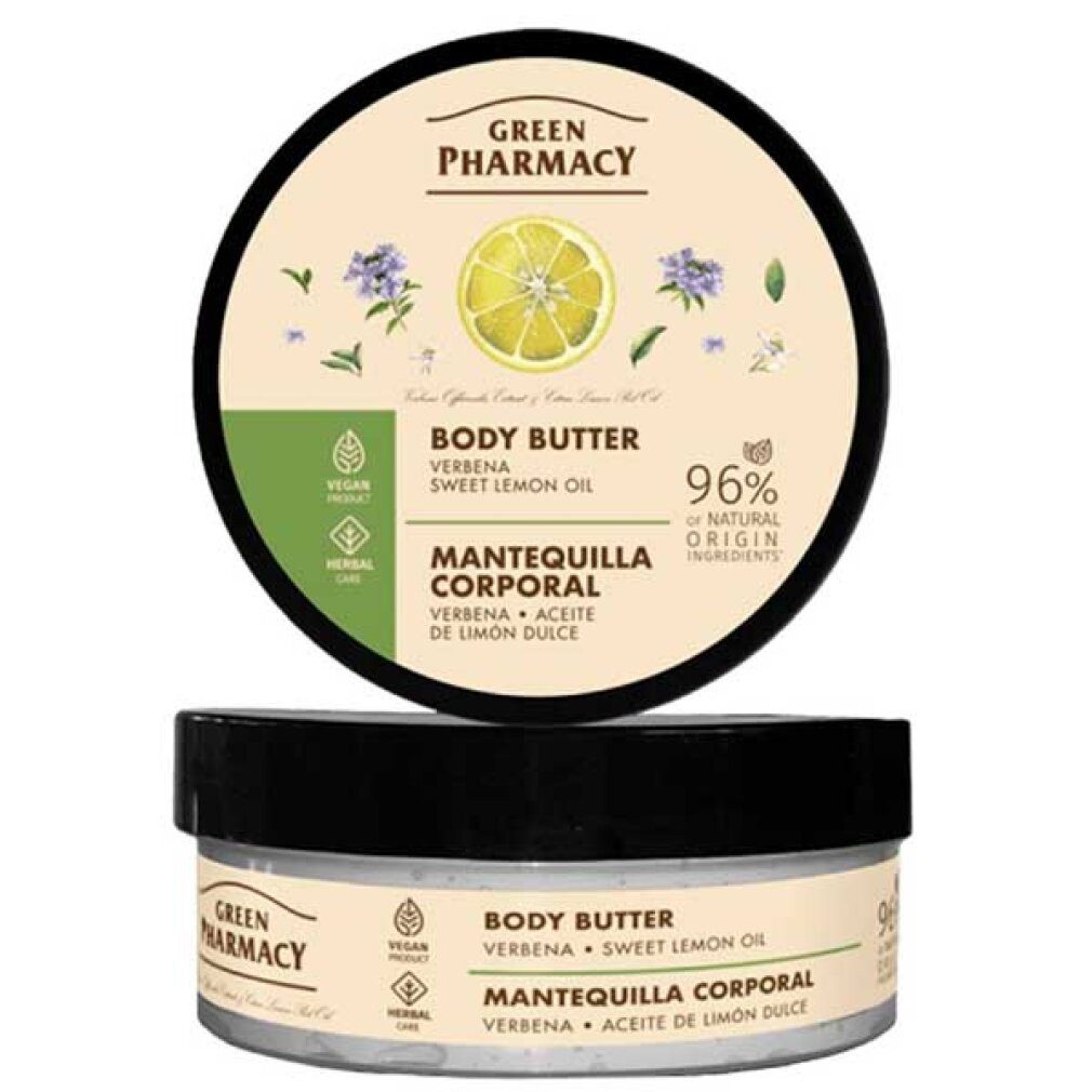 Green Pharmacy Körperpflegemittel Verbena Körperbutter und süßes Zitronenöl