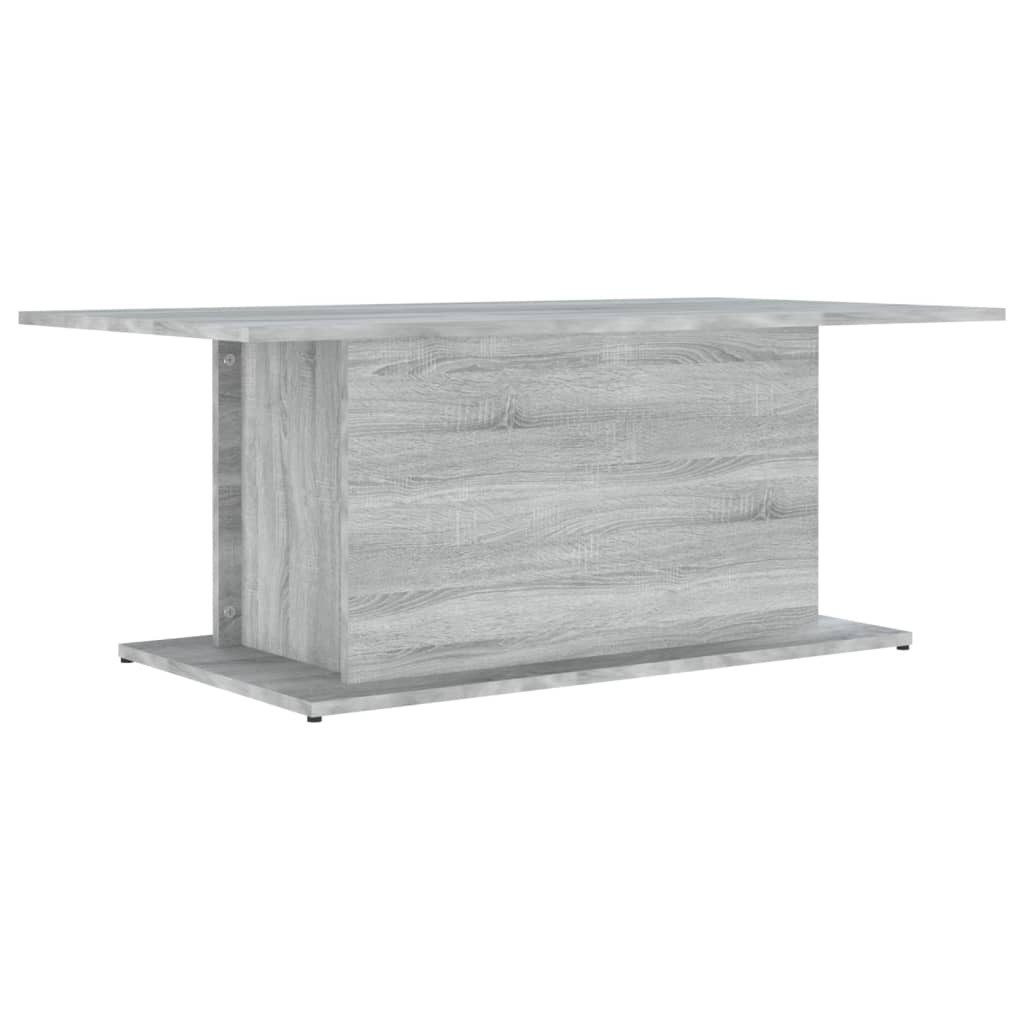Couchtisch Couchtisch Grau Sonoma 102x55,5x40 cm Holzwerkstoff