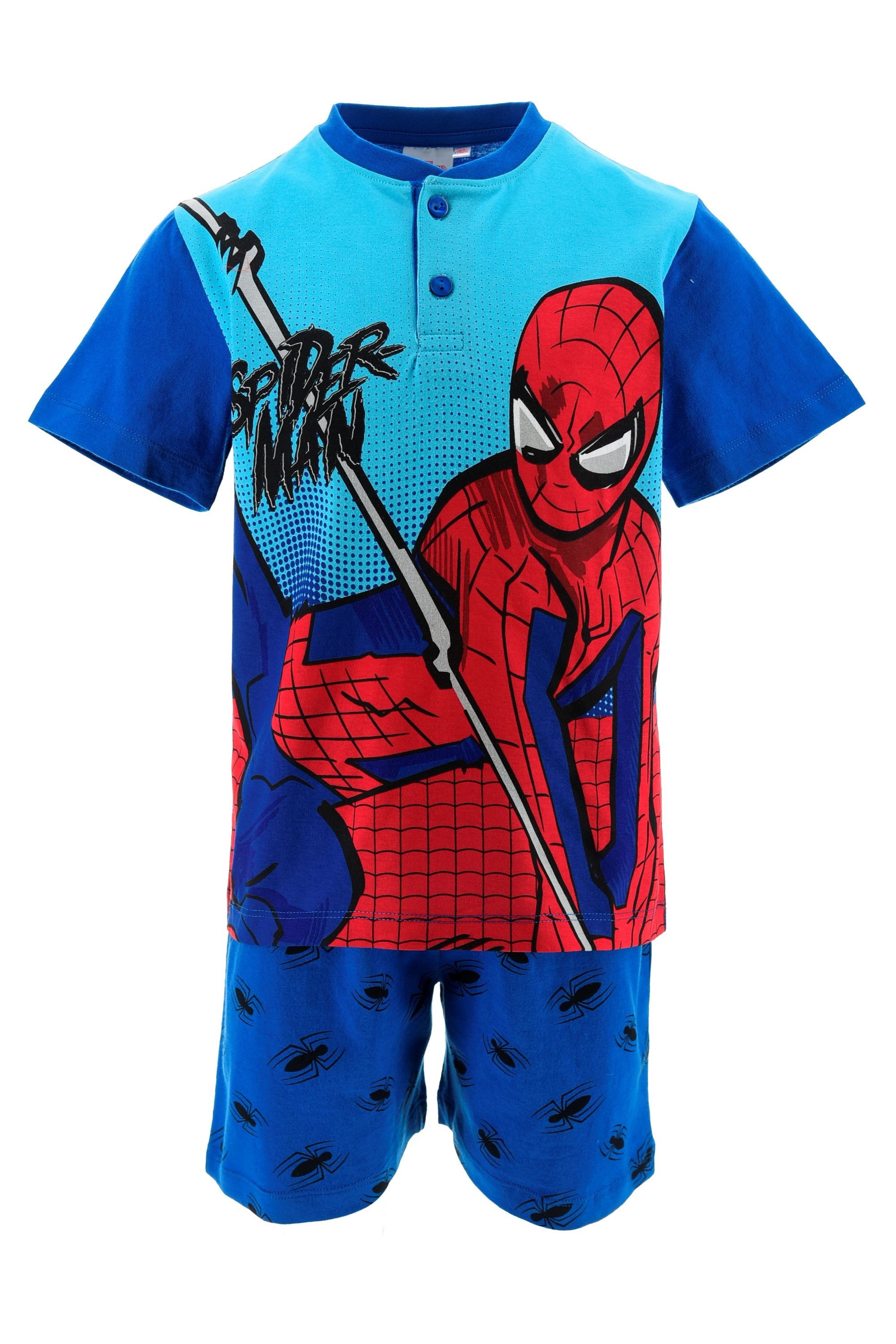 Spiderman Schlafanzug Spiderman Kurzer Schlafanzug Jungen (Spiderman)