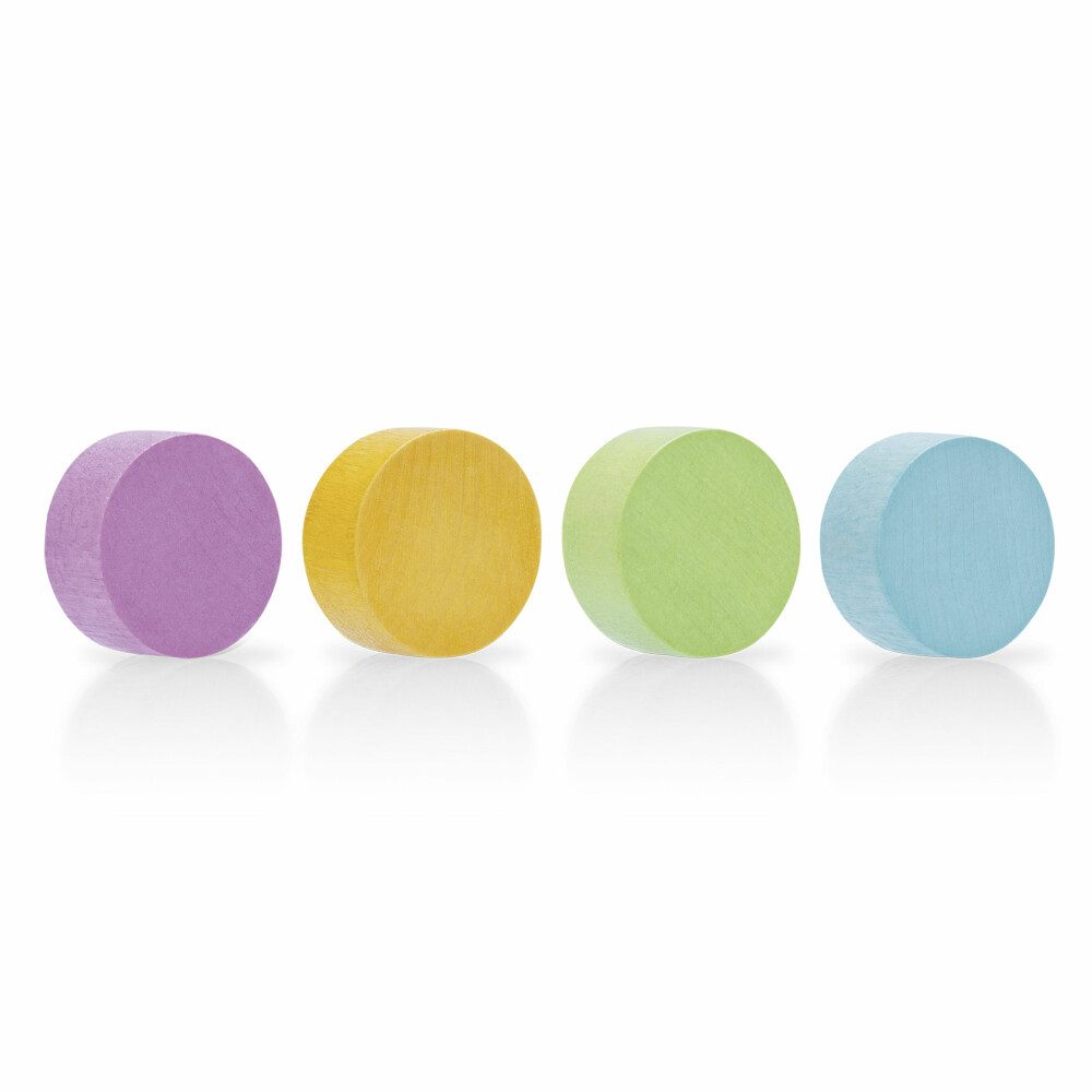 magnetoplan® Anzeigetafel Magnetoplan Design Magnets Wood Series - Circle Ø30 - Farblich sortier (1-St)