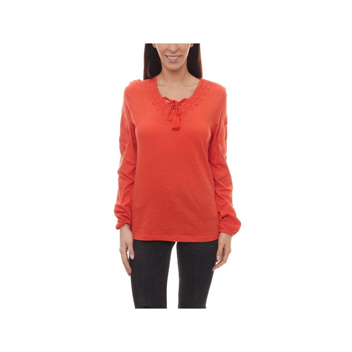 by orange (1-tlg) BAUR Longpullover Aniston