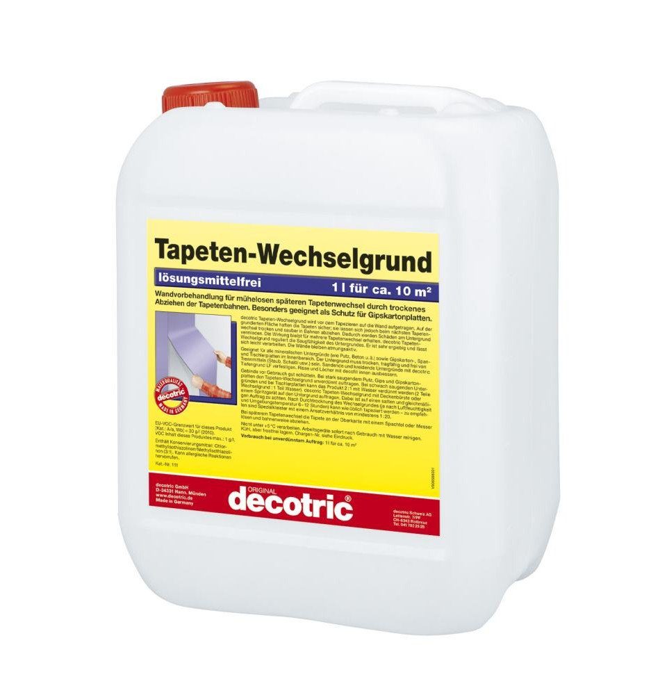decotric® Tapetenschutz Decotric Tapeten-Wechselgrund 5 L