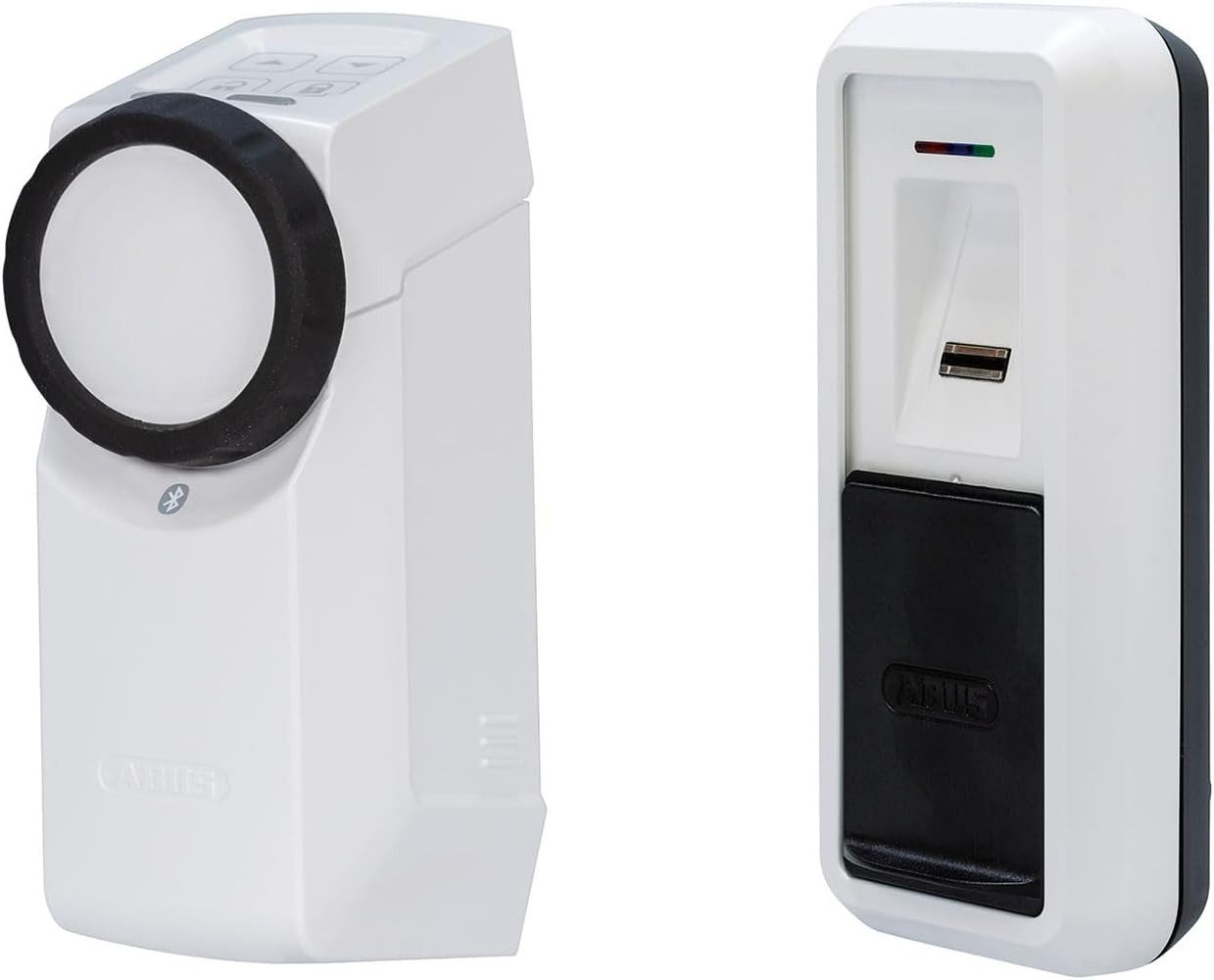 Türschlossantrieb ABUS HomeTec Pro Bluetooth Türschloss CFA3100W + Fingerscan CFS3100W