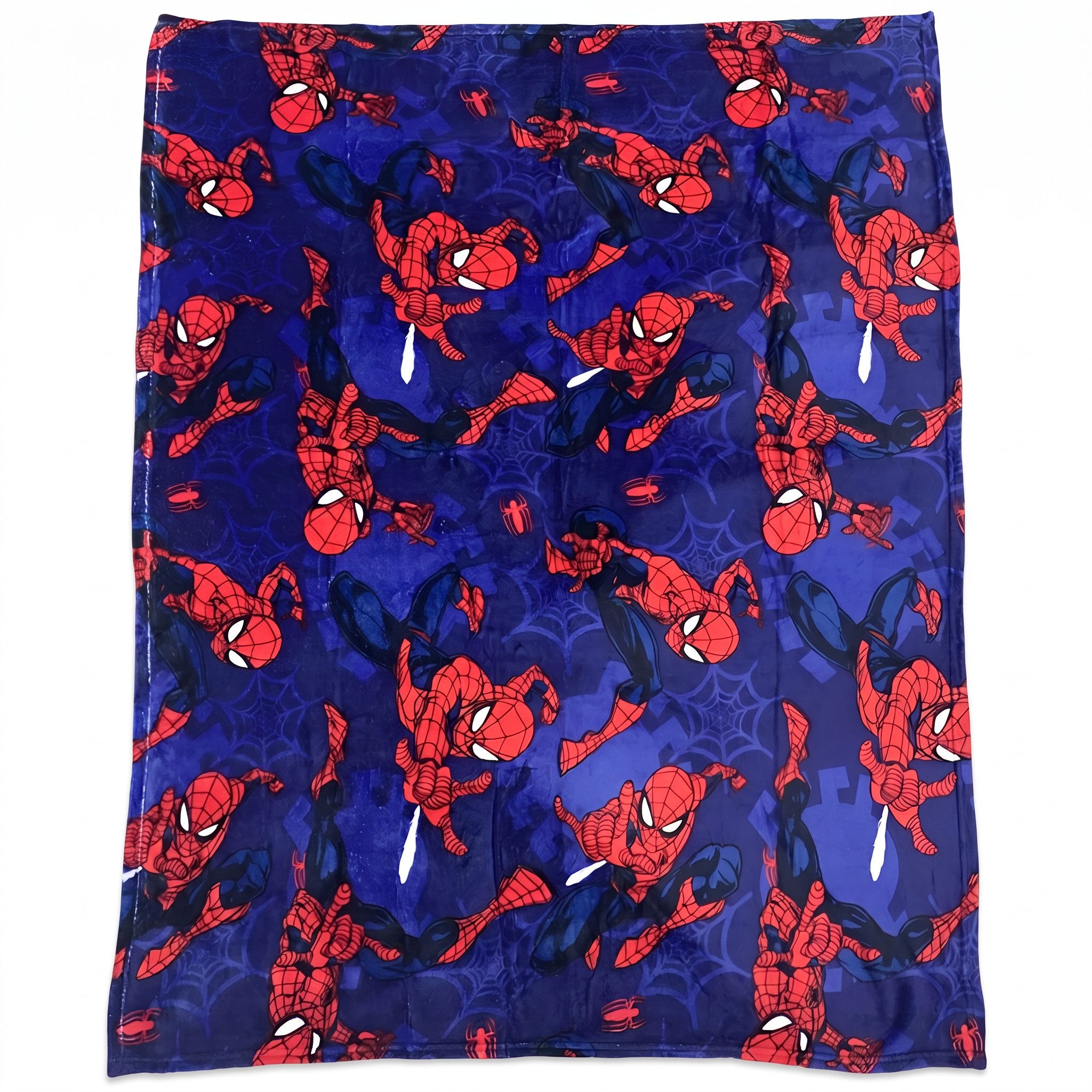 Wohndecke Marvel Spiderman Kinder Flanell warme Kuscheldecke 110x150 cm, MARVEL
