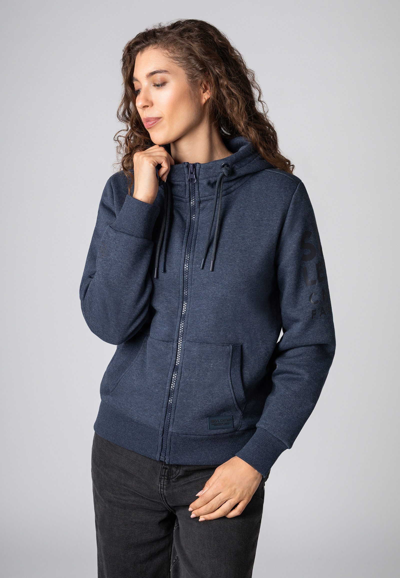 SUBLEVEL Kapuzensweatjacke Damen Jacke mit Prints günstig online kaufen