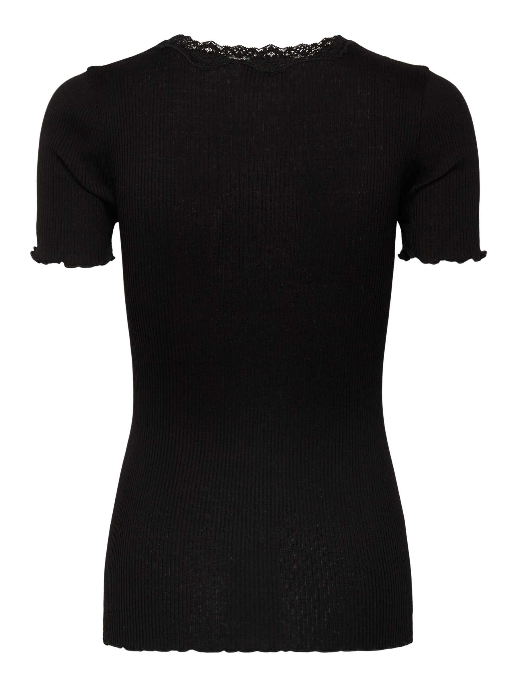 rosemunde Spitzenshirt Beatha lace t-shirt mit Seide mit Seide wunderschönes Halbarmshirt mit edler Spitze am Rundhalsausschnitt