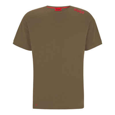 HUGO T-Shirt Labelled T-Shirt mit Logo-Druck auf der Schulter