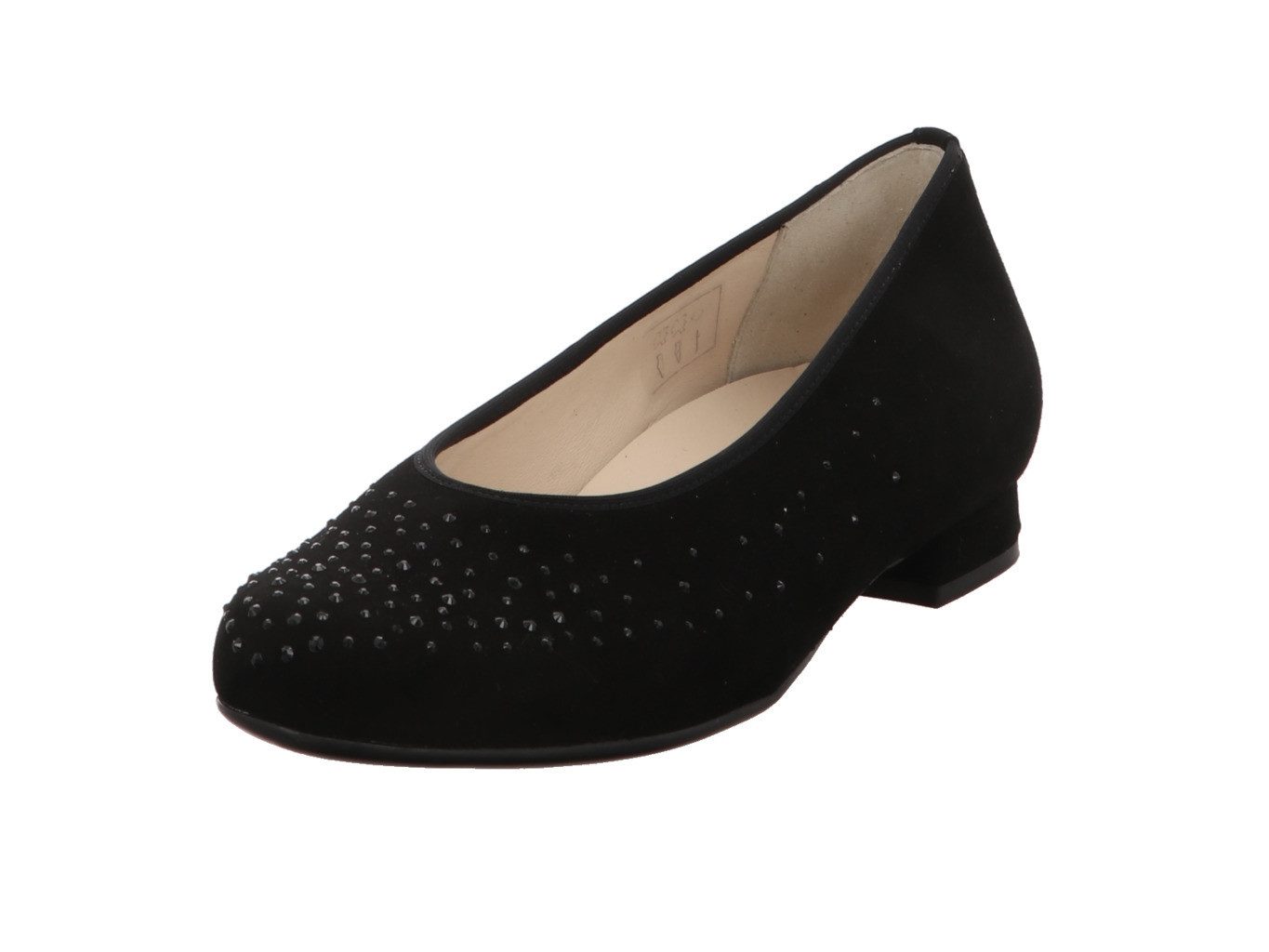 Hassia Bologna schwarz Schnürschuh