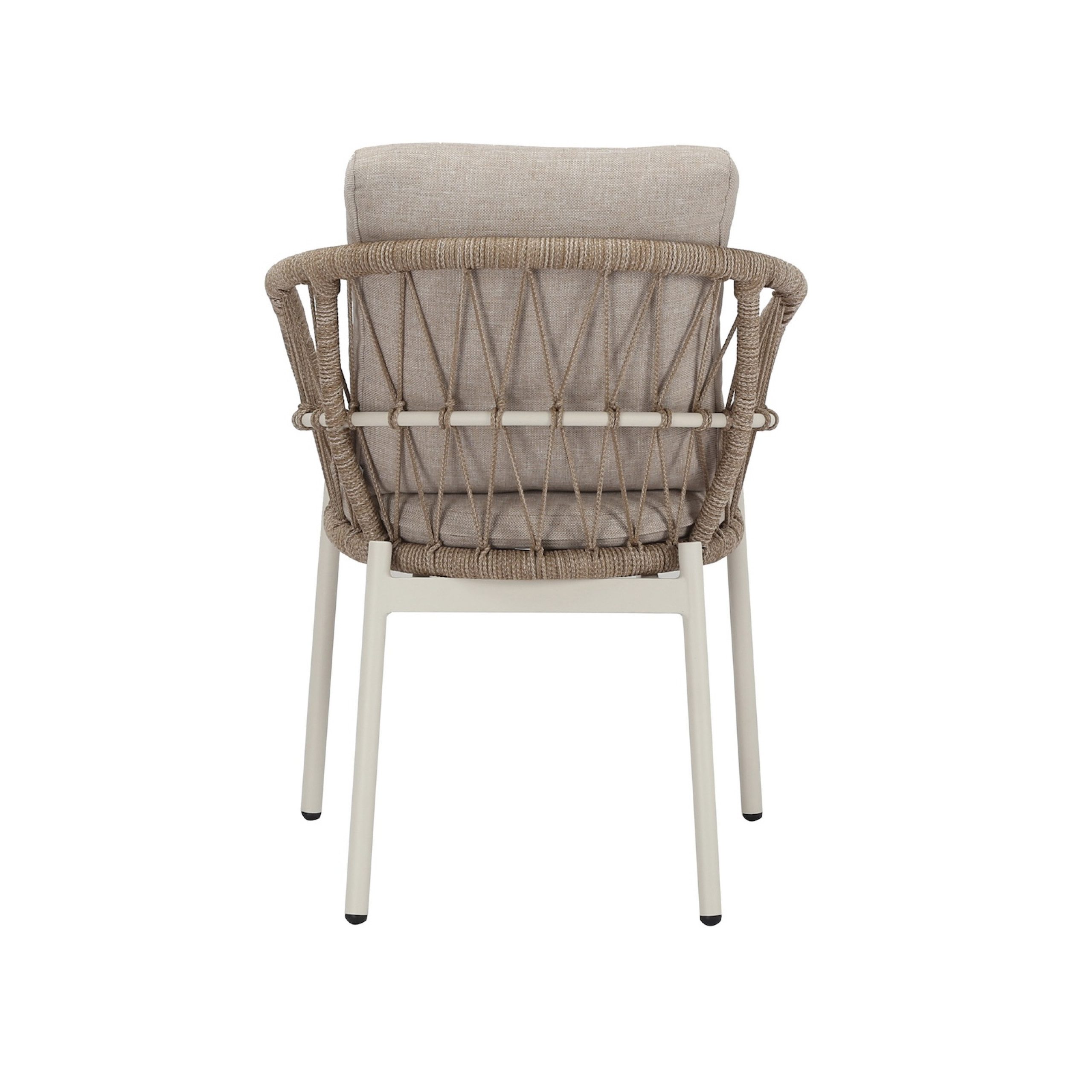 Best Freizeitmöbel Gartenstuhl Best Tropea Outdoor Dinning Stuhl Gartenstuhl Sand Aluminium