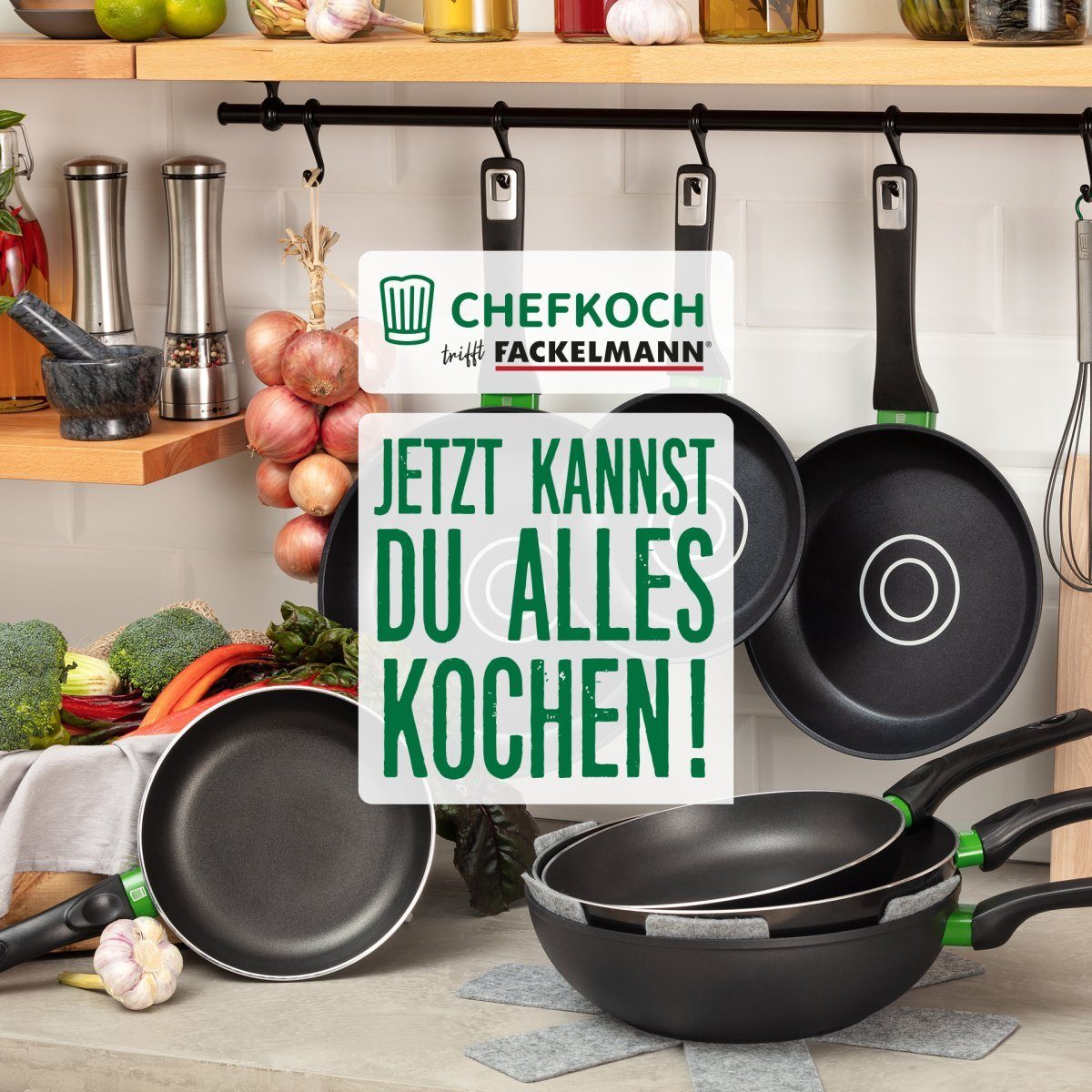 Pfannen-Set Chefkoch Fackelmann trifft Hamburg