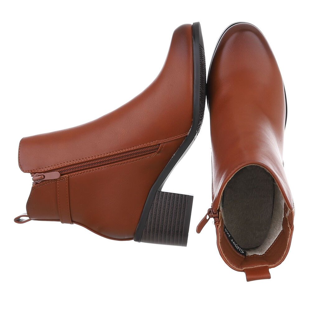 Ital-Design Damen Elegant Stiefelette (88489335) Blockabsatz günstig online kaufen