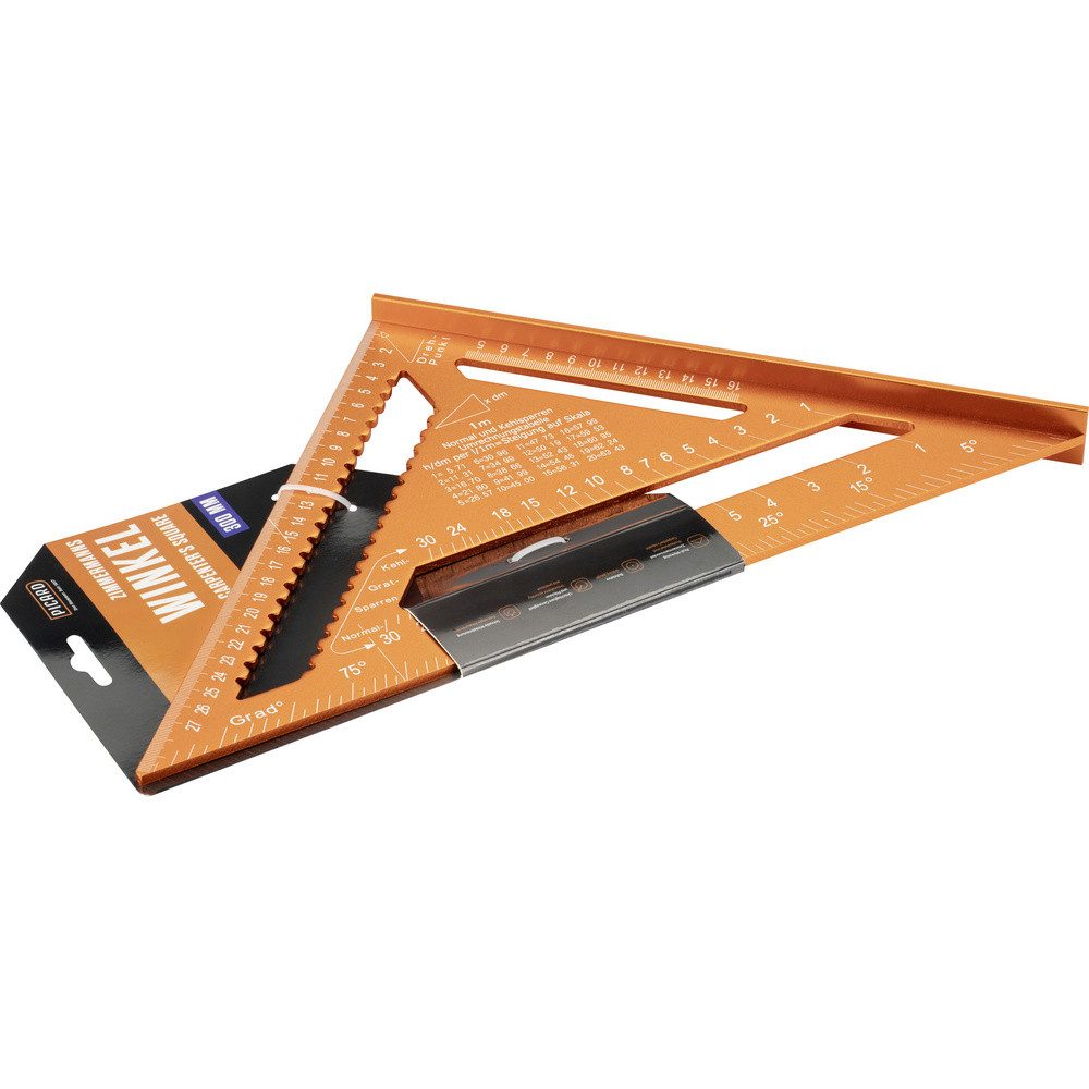PICARD Hammer Winkelmesser Picard 0071520-300 Zimmermannswinkel 90 °, (0071520-300)