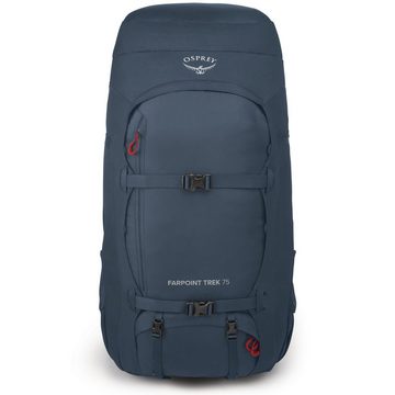 Osprey Freizeitrucksack OSPREY Trekking-Wander Rucksack Farpoint Trek Pack 75 Muted Space Blue (1-tlg)