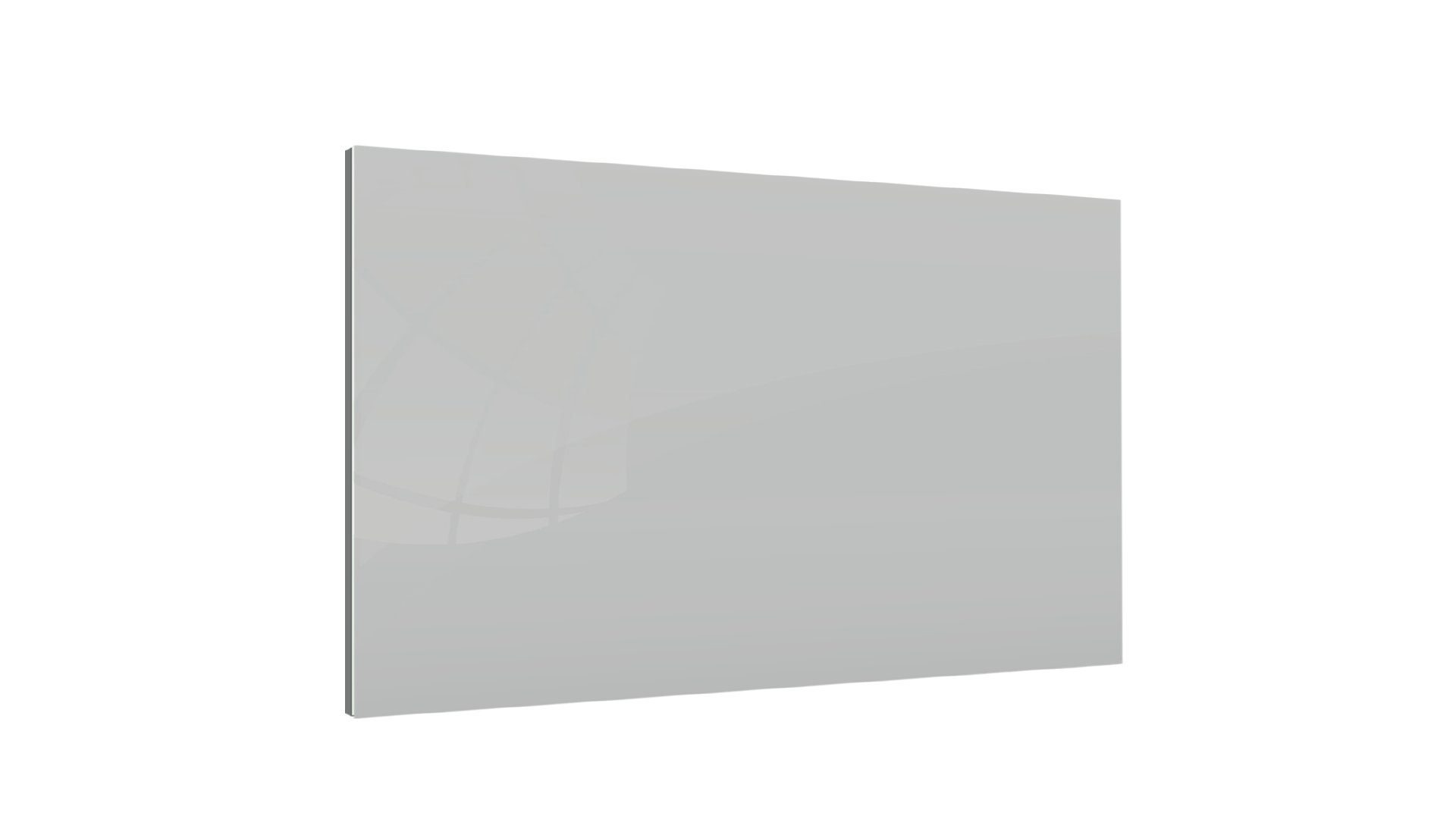 ALLboards Memoboard Magnetische Glastafel grau - rahmenlose Glastafel