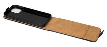 cofi1453 Flip Case cofi1453® Flip Case kompatibel mit iPhone 12 Pro Handy Tasche vertikal aufklappbar Schutzhülle Klapp Hülle Schwarz