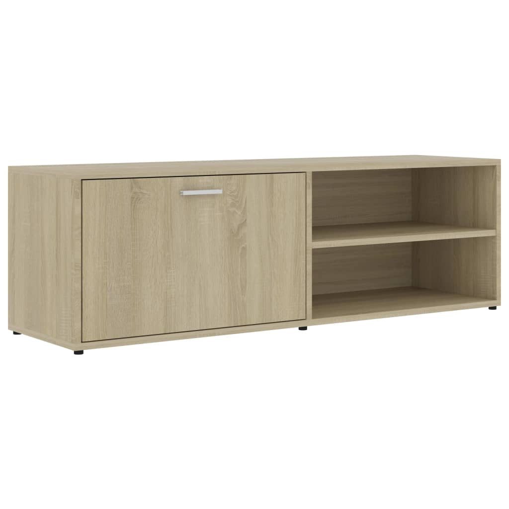 vidaXL TV-Schrank TV-Schrank Sonoma Eiche 120 x 34 x 37 cm Spanplatte Lowbo günstig online kaufen