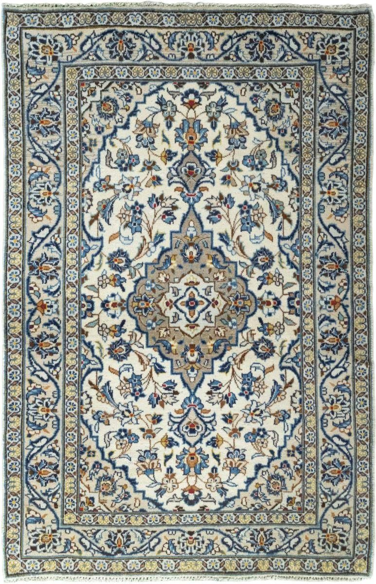 Orientteppich Keshan 100x155 Handgeknüpfter Orientteppich / Perserteppich, Nain Trading, rechteckig, Höhe: 12 mm