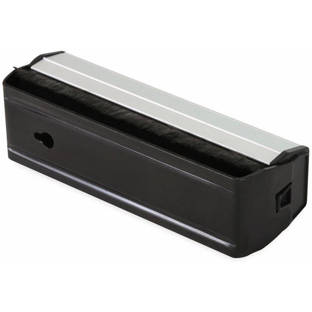 Dynavox Carbon-Antistatikbürste mit Samt-Reinigungspuk CSP130 207629 Plattenspieler