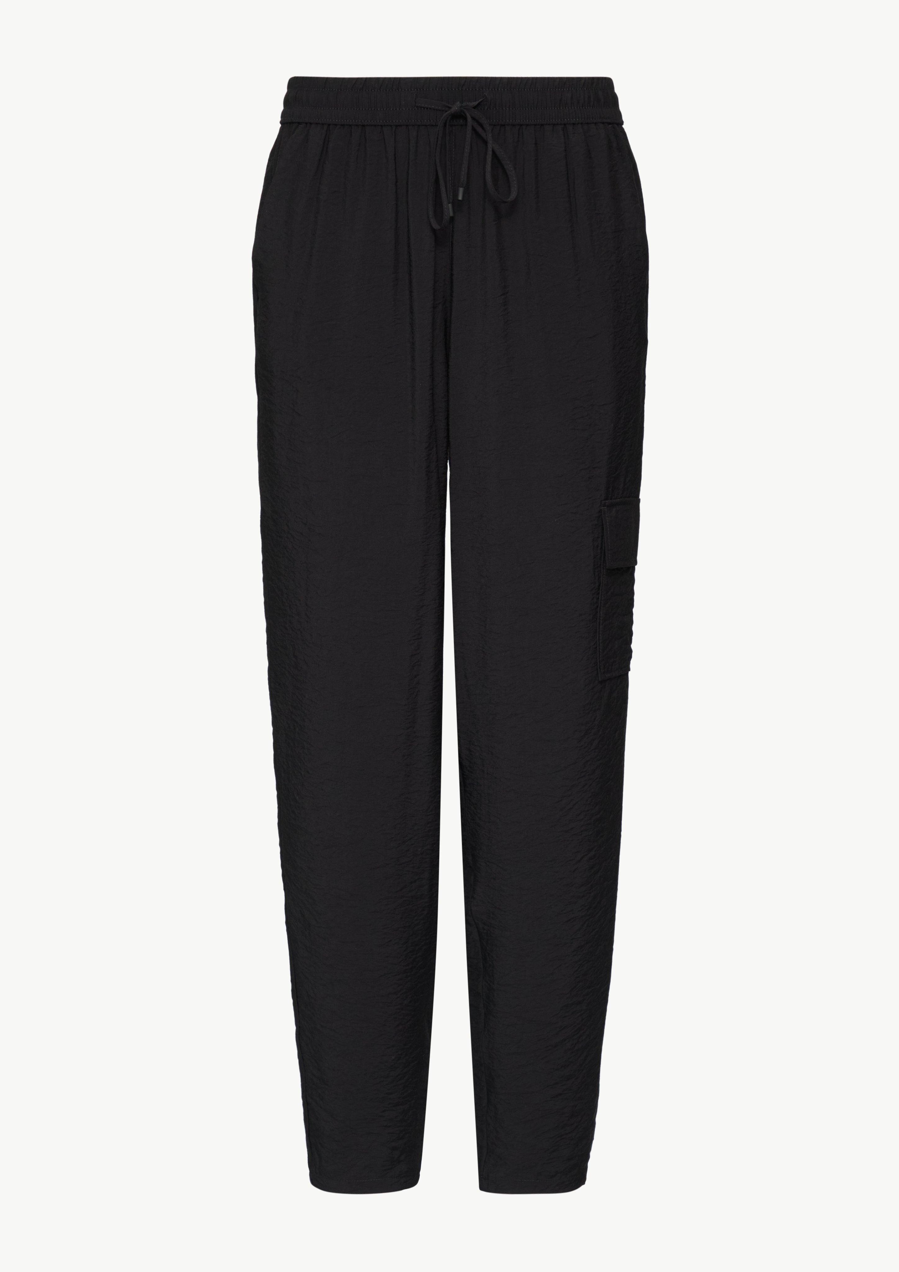 s.Oliver Stoffhose Jogpants aus strukturierter Viskose günstig online kaufen