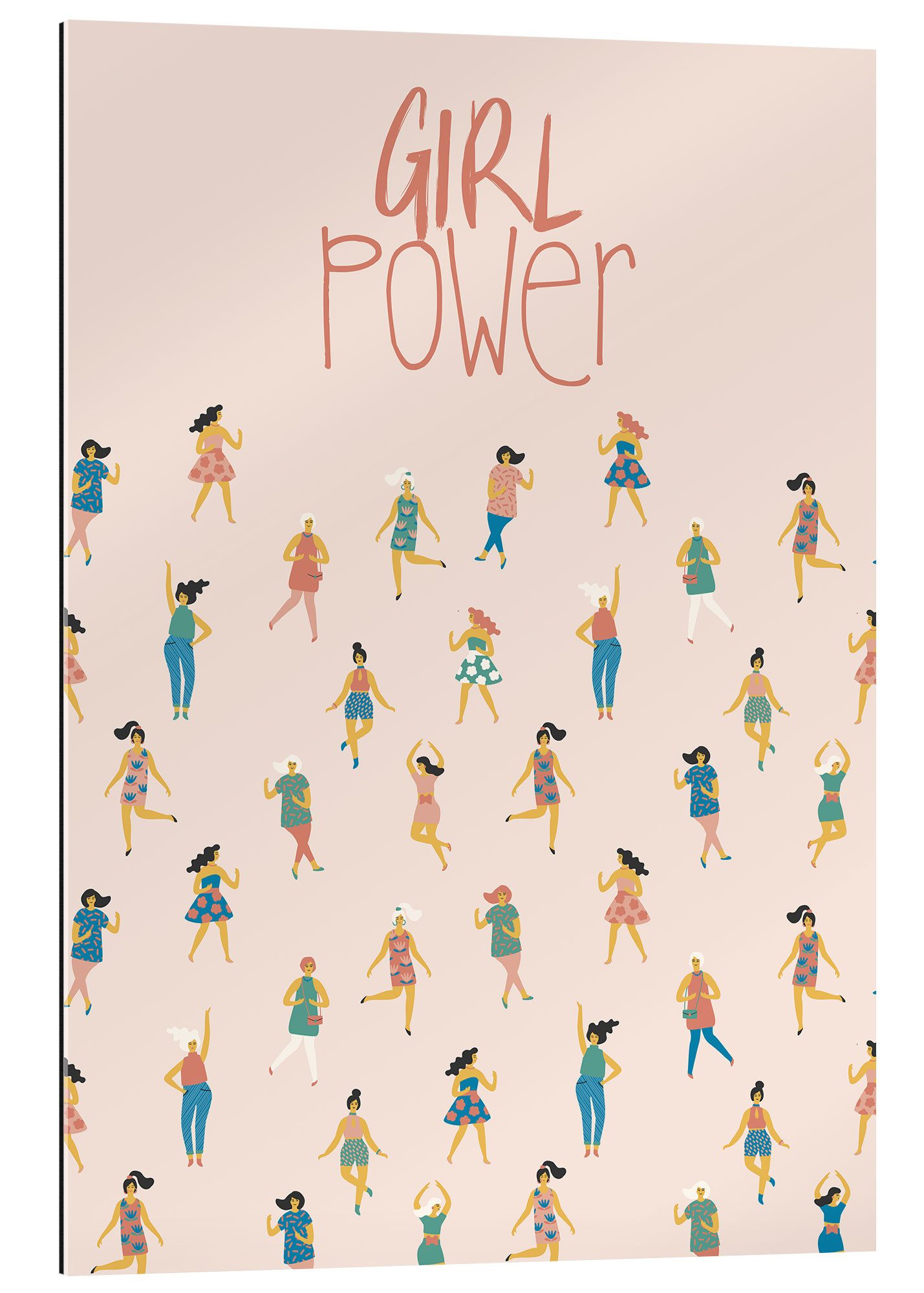 Posterlounge XXL-Wandbild Editors Choice, Girl Power, Jugendzimmer Illustration