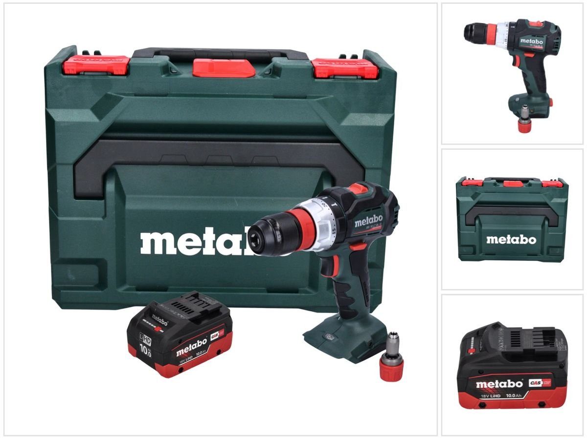 metabo Säulenbohrmaschine BS 18 LT BL Q Akku Bohrschrauber 18 V 75 Nm Brushless + 1x Akku 10,0