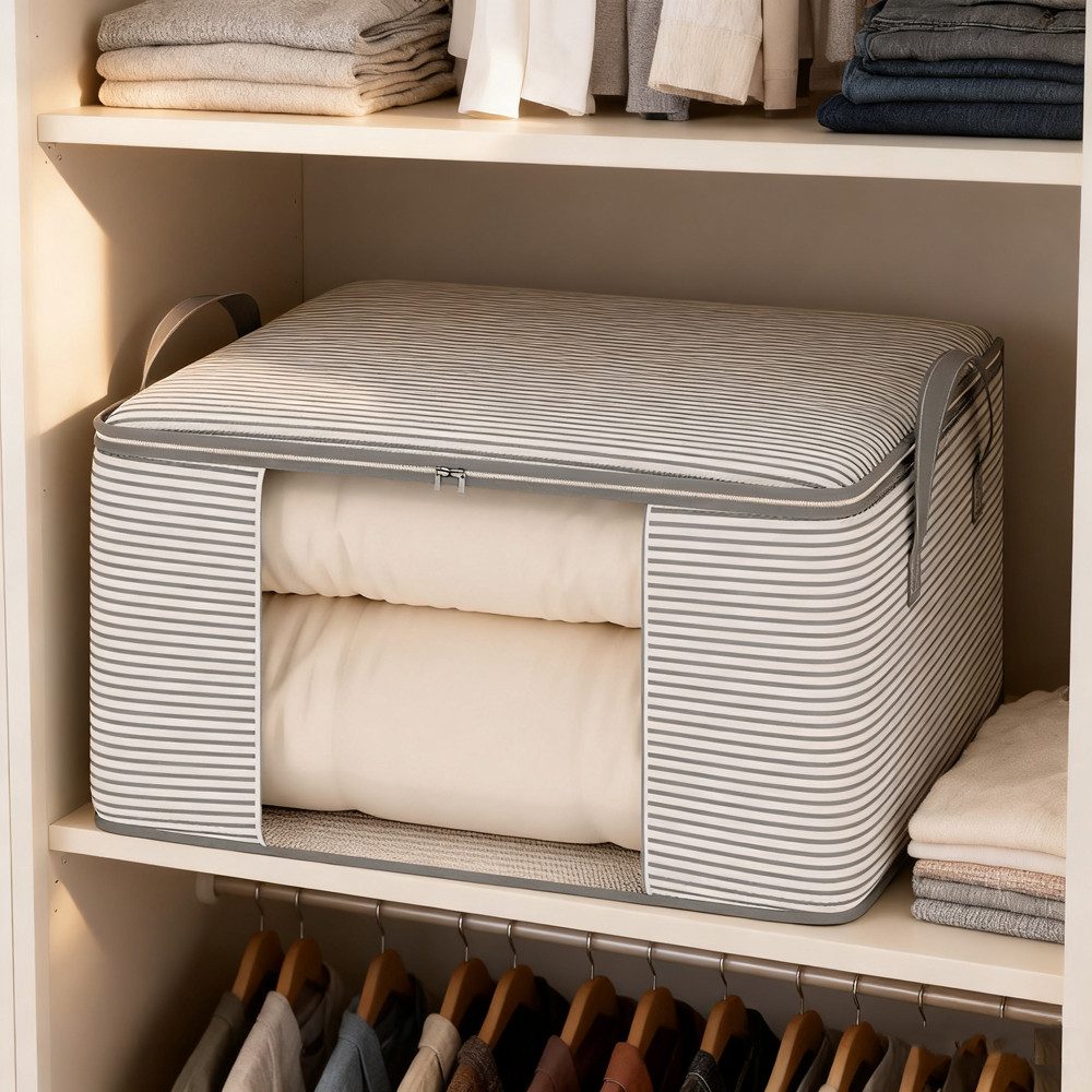 Coonoor Aufbewahrungsbox Aufbewahrungstaschen mit reißverschluss und Verstä günstig online kaufen