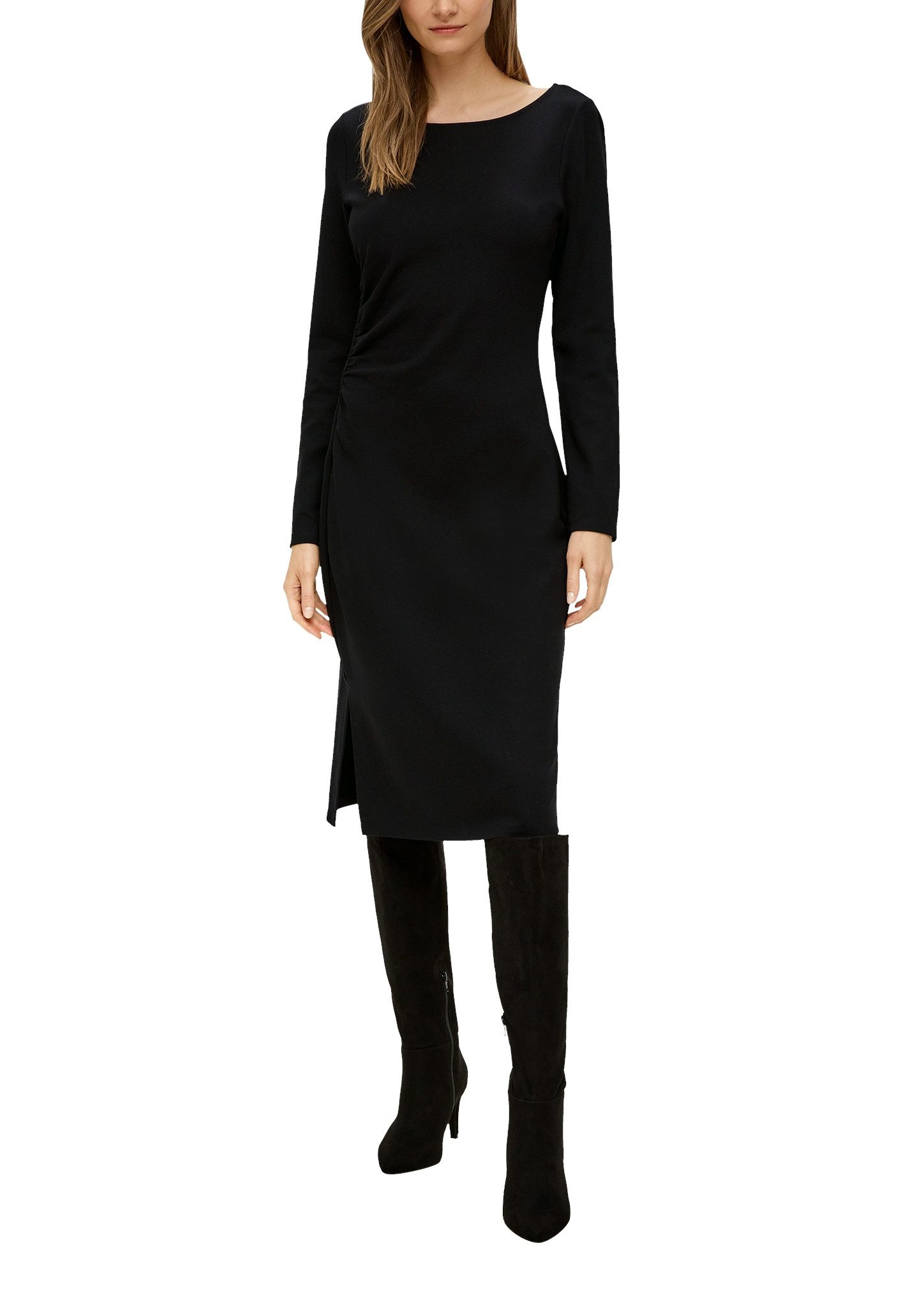 s.Oliver Midikleid - Jerseykleid aus Viskosemix