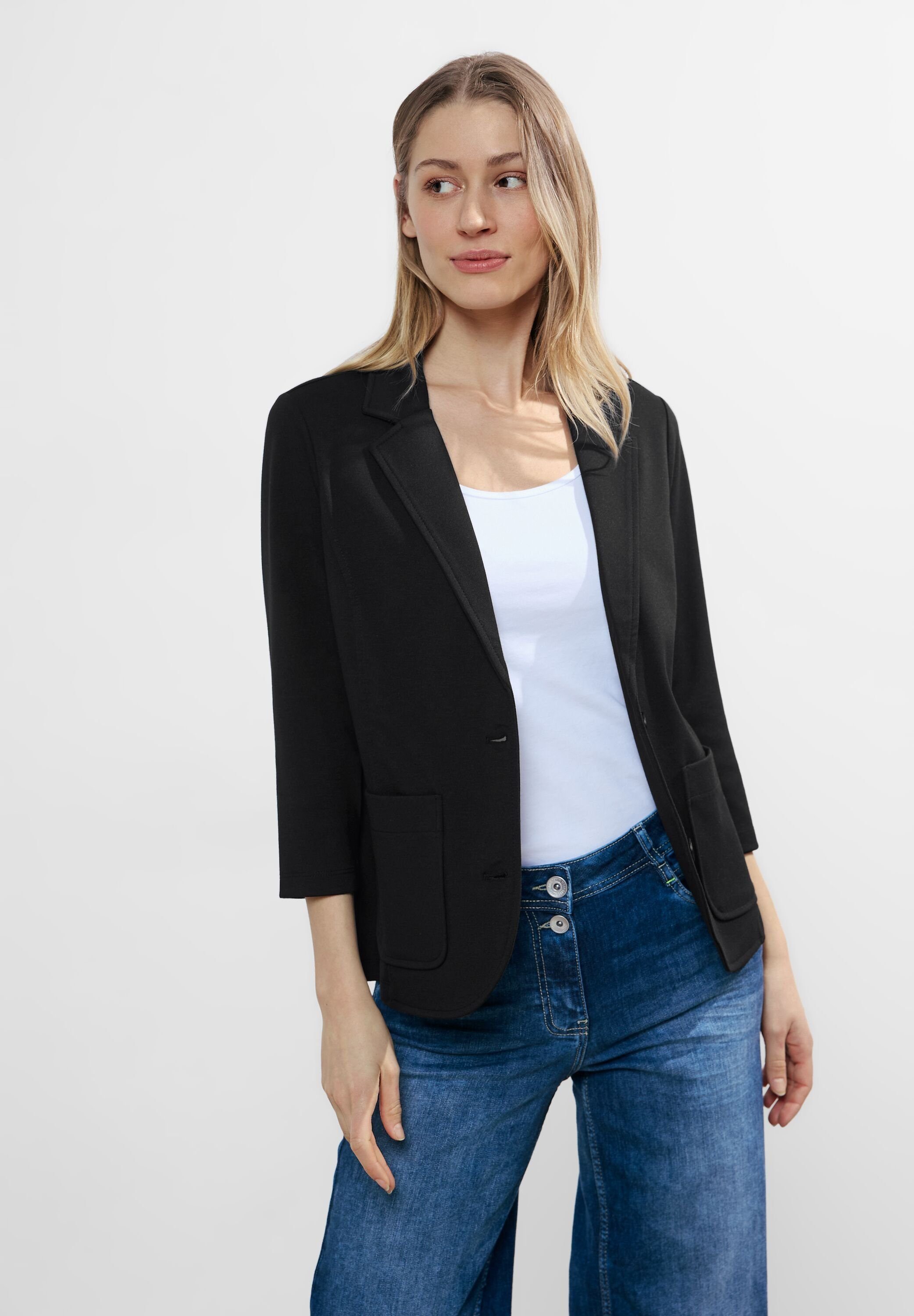 Cecil Sweatblazer mit Knopf zum Schließen