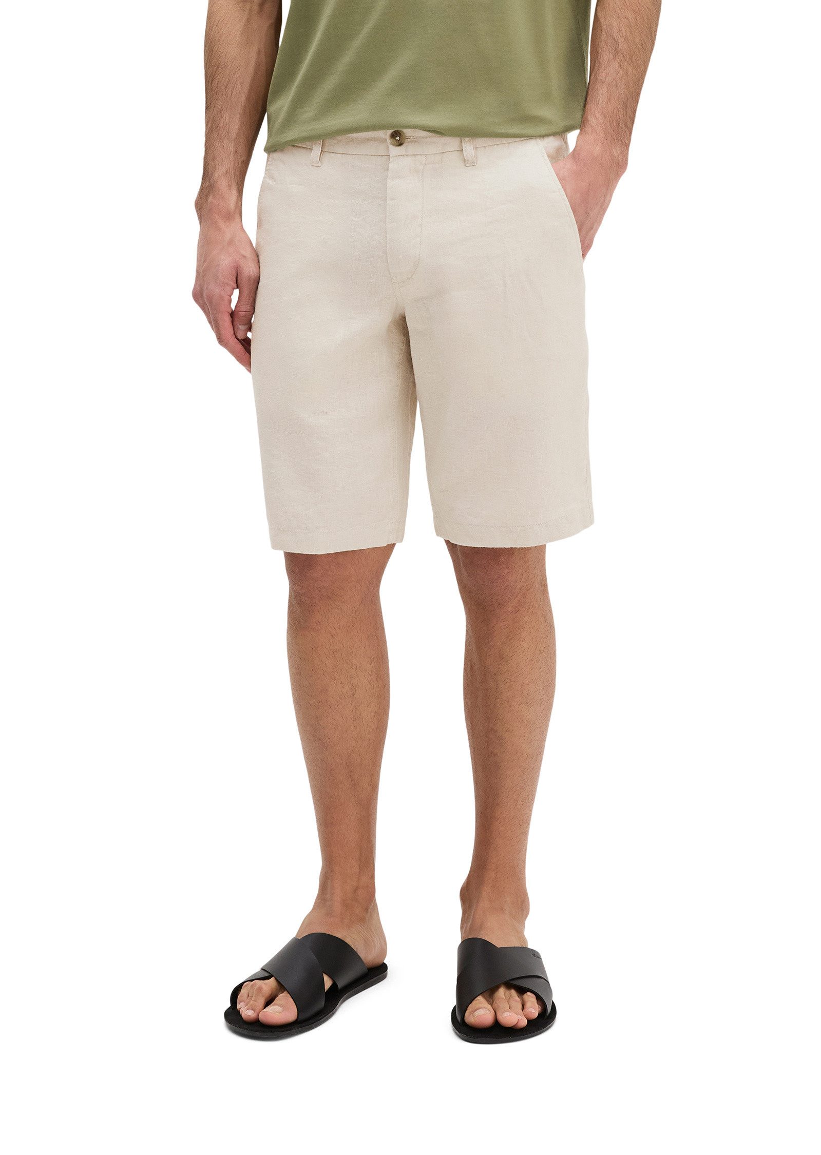 Marc O'Polo Shorts aus europäischem Leinen