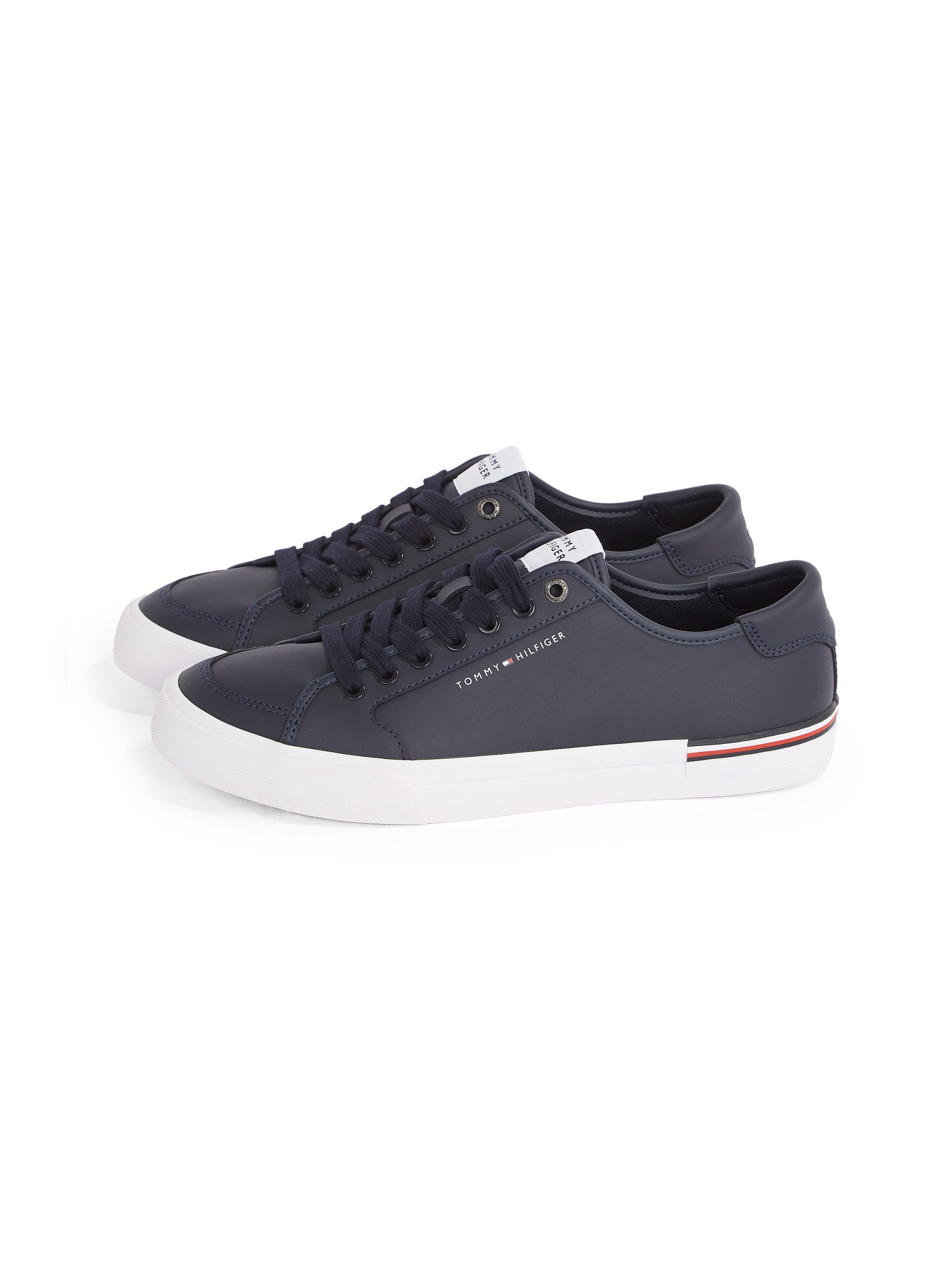 Tommy Hilfiger CORE CORPORATE VULC LEATHER Sneaker, Freizeitschuh, Halbschu günstig online kaufen