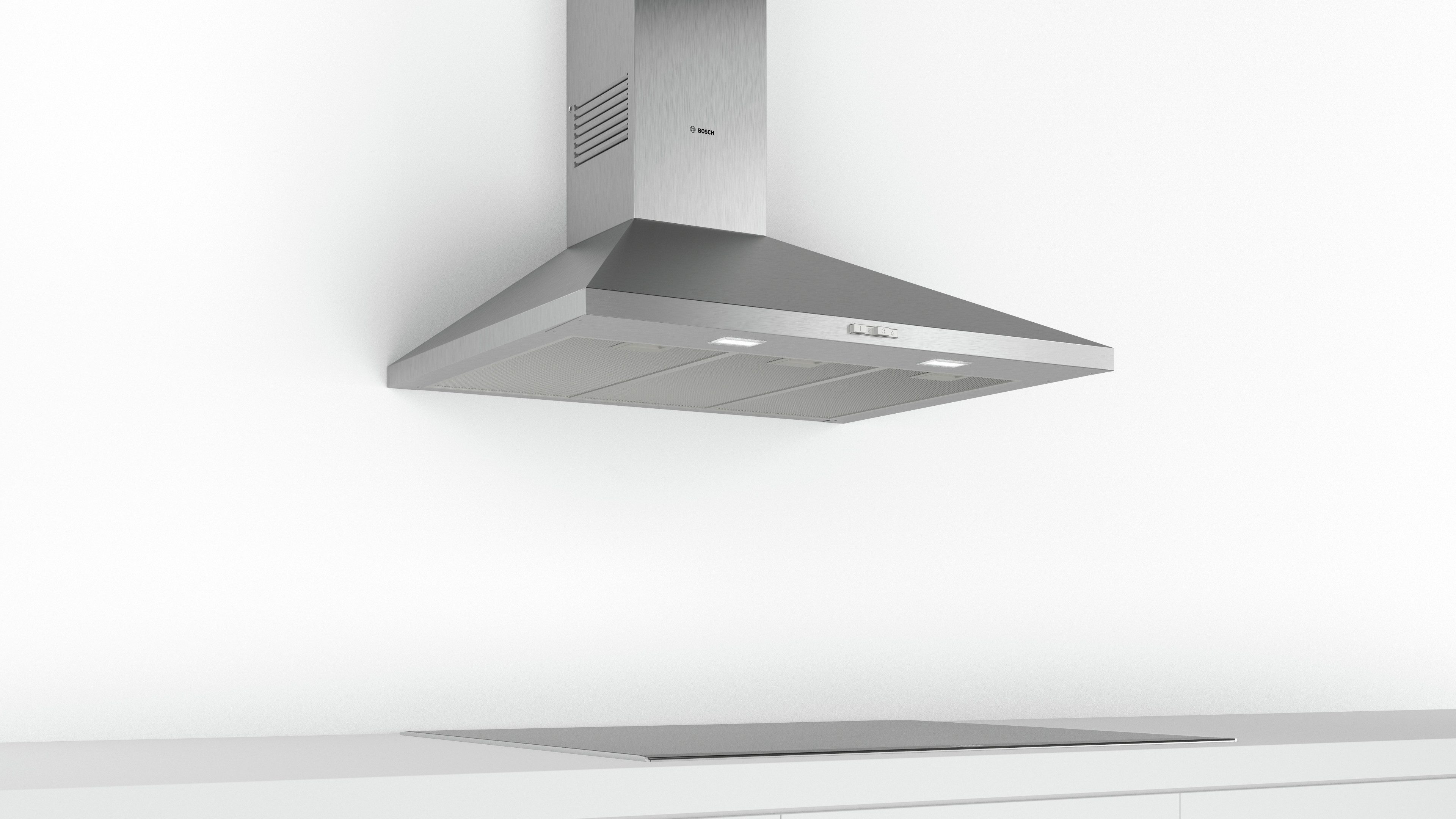 BOSCH Kopffreihaube DWP95BC51 Serie Serie 2 LED Belichtung und einfach zu reinigender Metall-Fettfilte – Bild 2 von 5