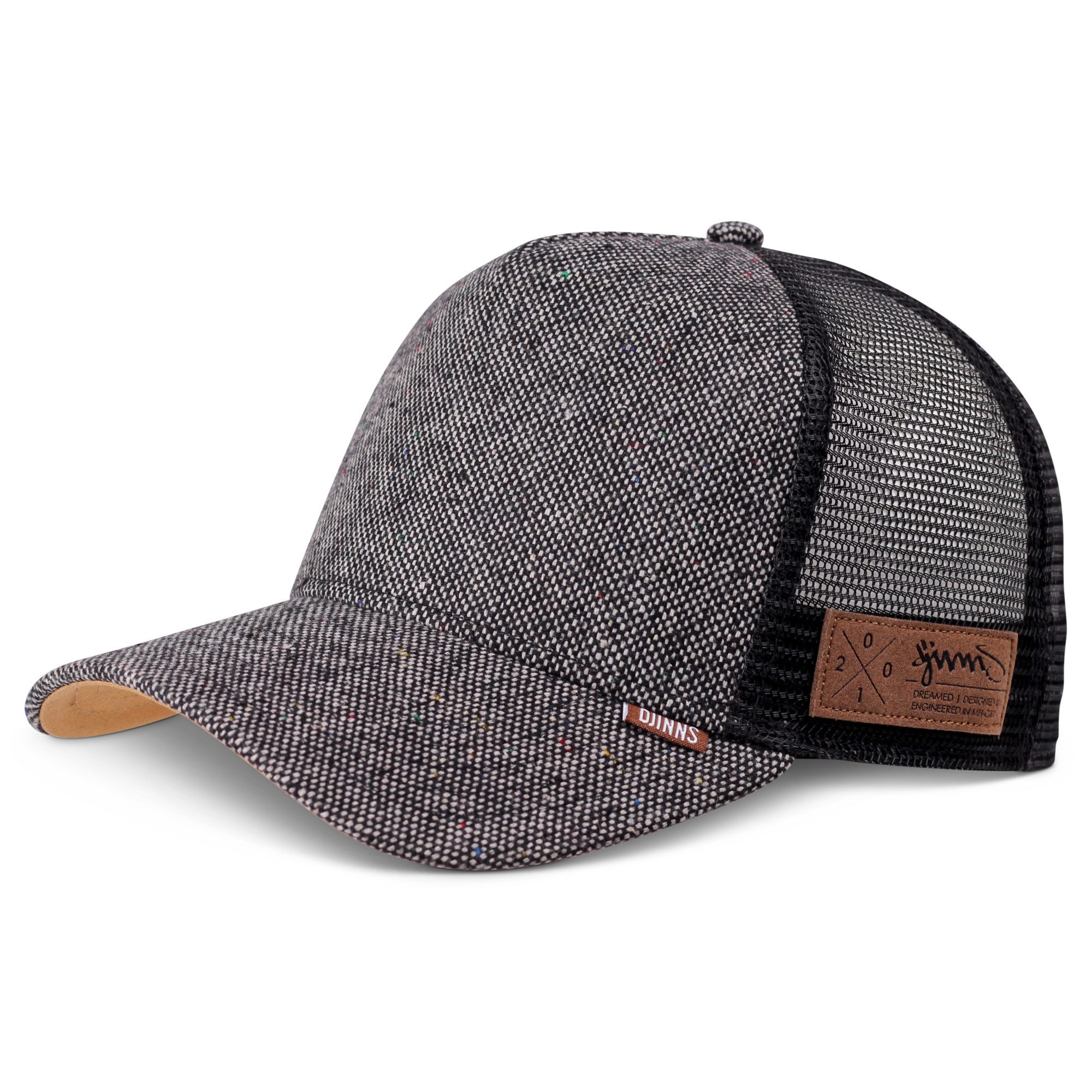Trucker Cap Djinns HFT Trucker Cap Spotted Tweed Black