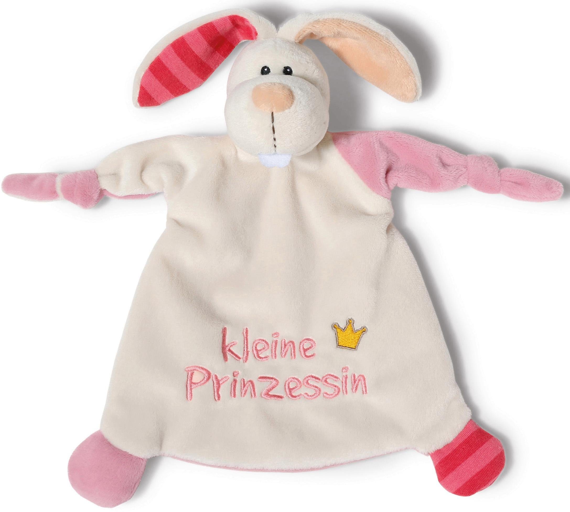 Nici Schmusetuch My First NICI Kollektion, Hase Tilli, Kleine Prinzessin, mit aufgestickten Augen